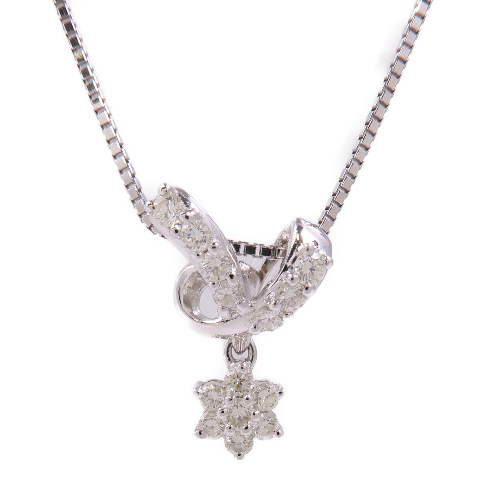 JEWELRY 【激減優惠】18K白金Diamond Necklace鑽石項鍊