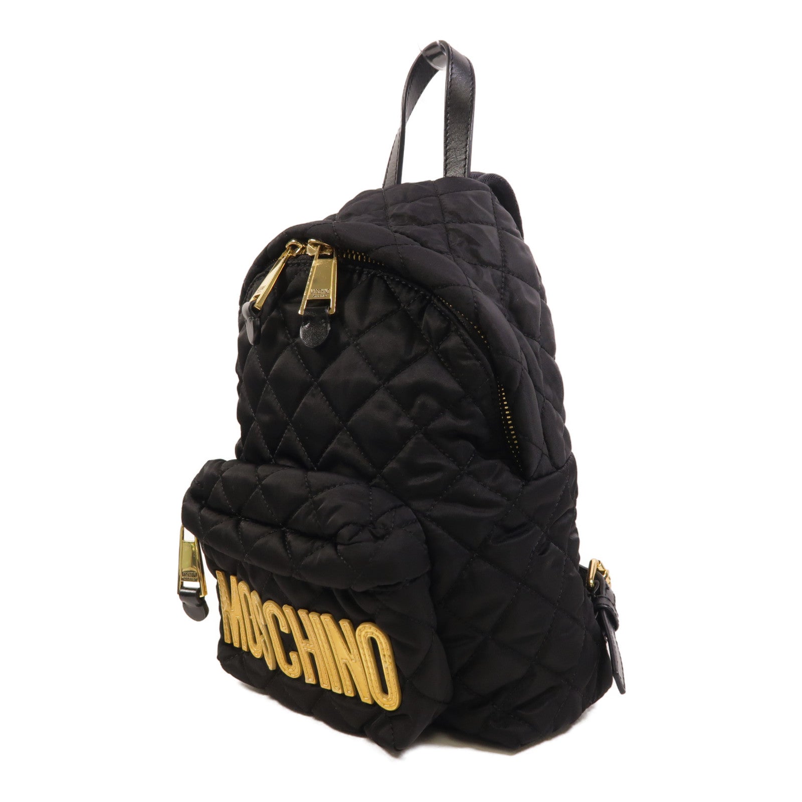 MOSCHINO 尼龍Backpack金扣背包