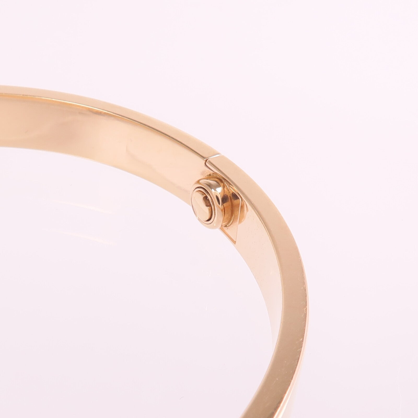 CARTIER 18K玫瑰金Love Bracelet手鐲Cartier#18