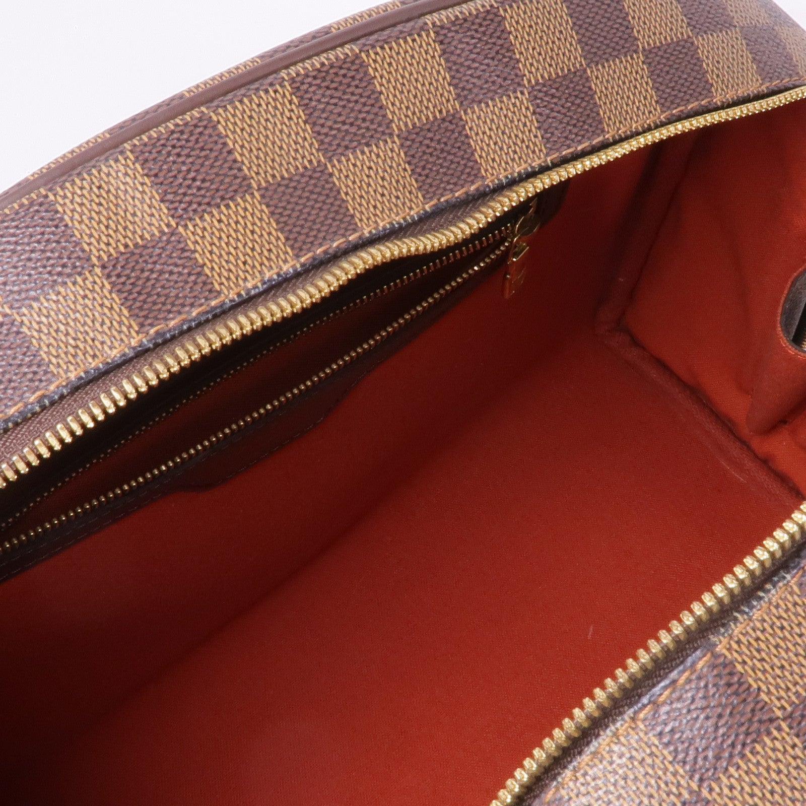LOUIS VUITTON Damier Nolita 24金扣手挽袋