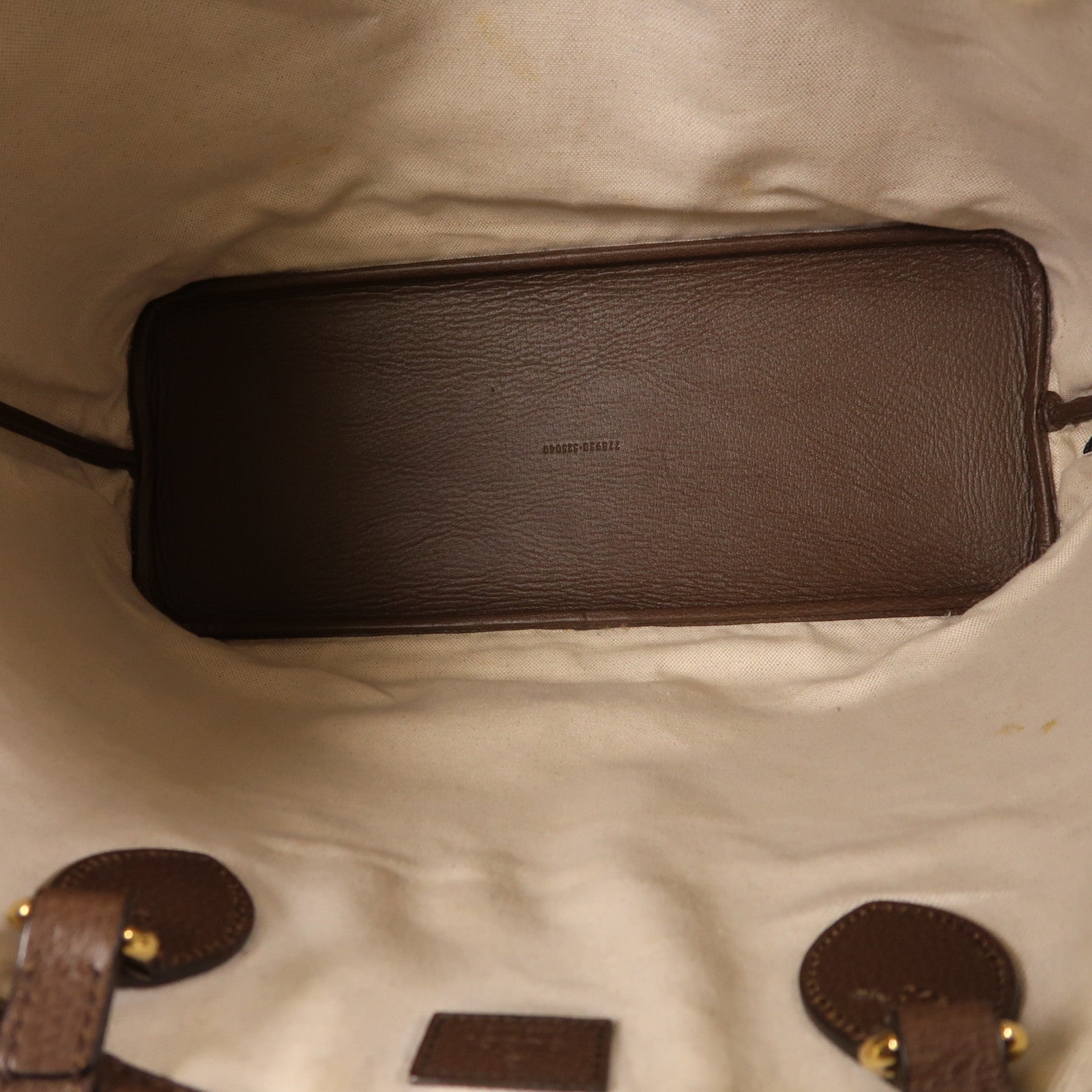 GUCCI 塗層帆布Tote Bag金扣手挽肩背兩用袋