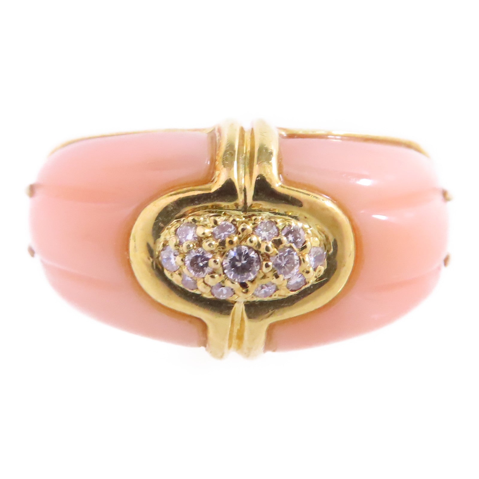 JEWELRY 18K黃金/鑽石Diamond Ring戒指US#6.75