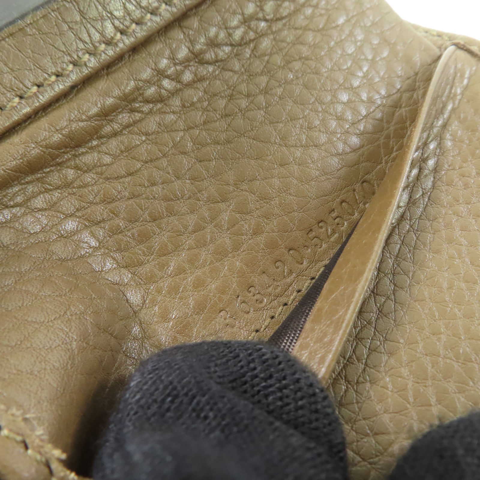 GUCCI 【激減優惠】牛皮皮革Long Wallet長錢包啡色