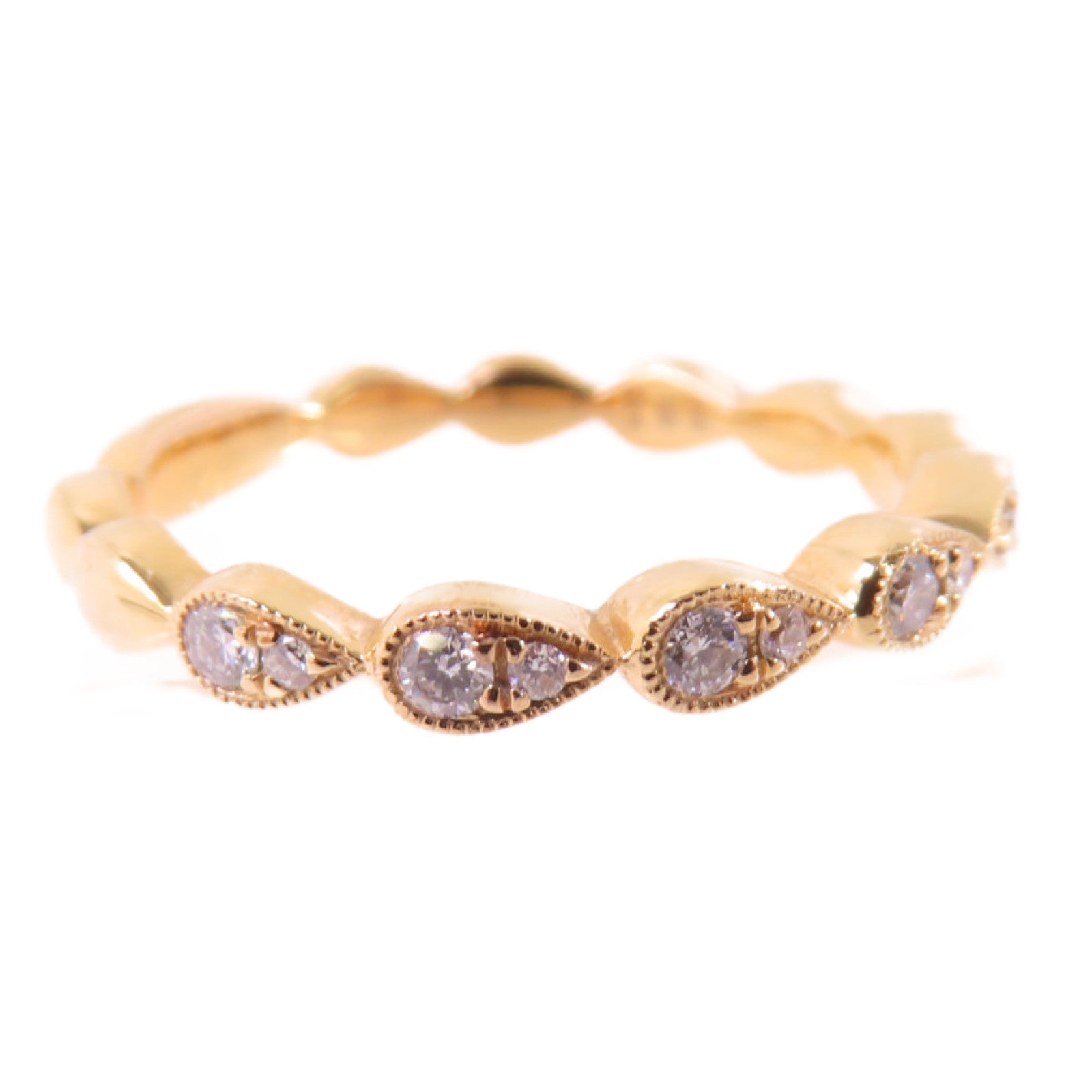 JEWELRY 18K玫瑰金/0.20ct鑽石Diamond Ring戒指US#6