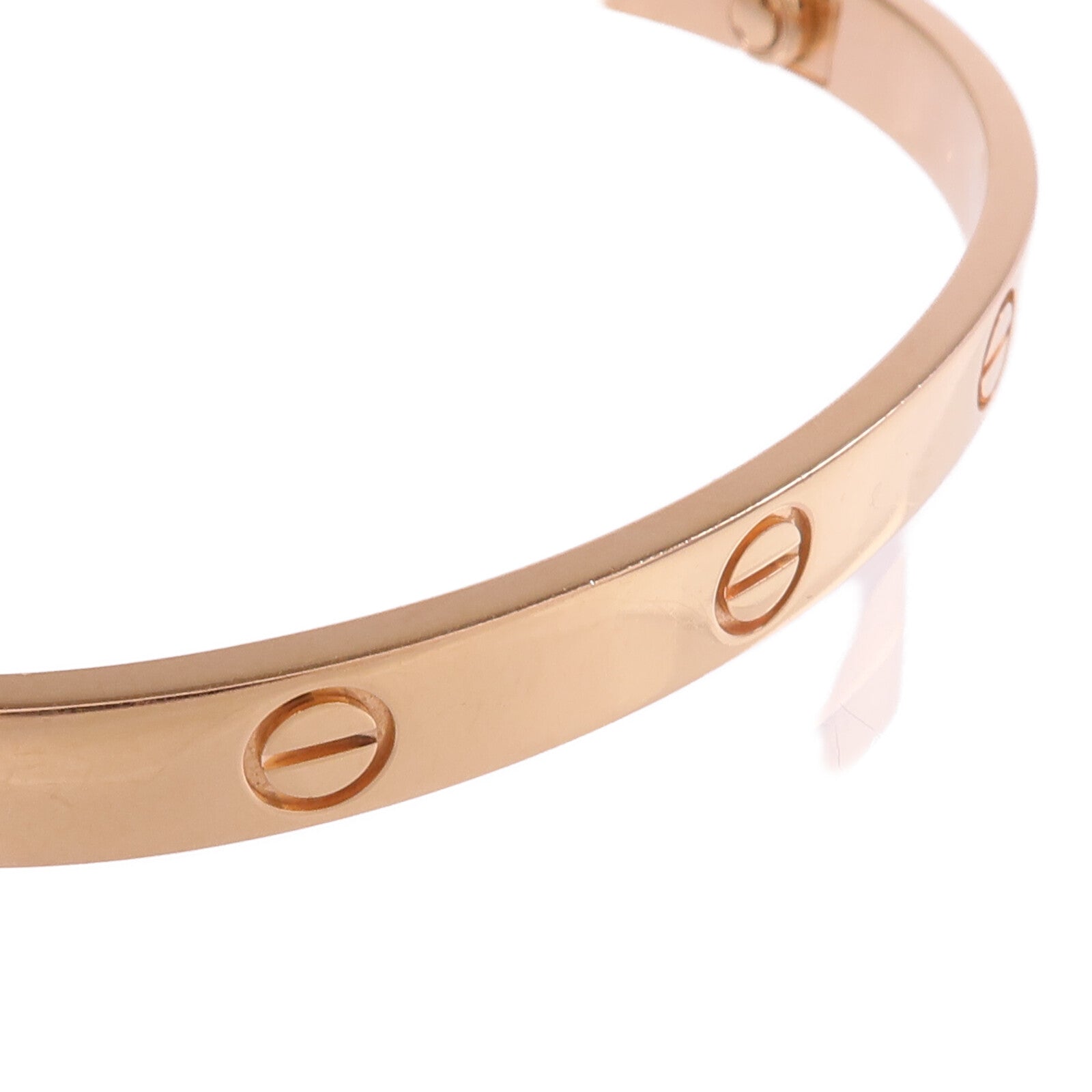 CARTIER 18K玫瑰金Love Bracelet手鐲Cartier#18