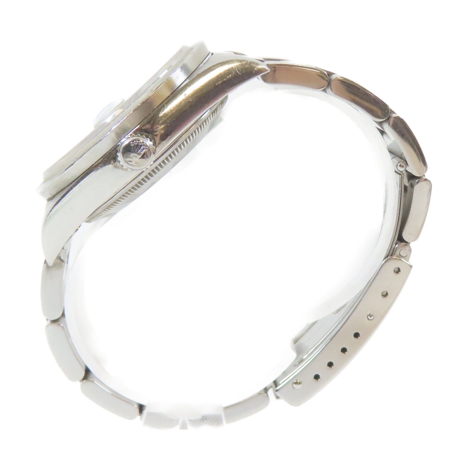 ROLEX Oyster Perpetual不鏽鋼手錶自動機芯黑色