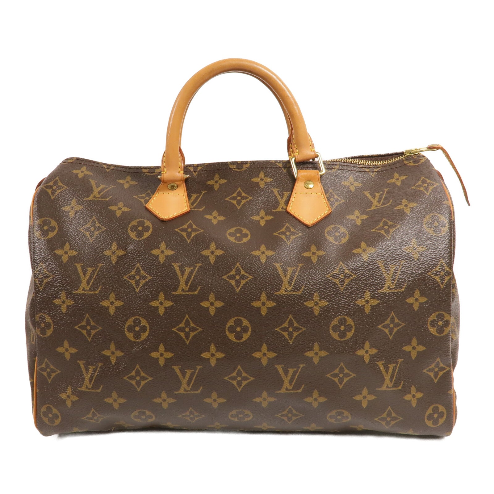 LOUIS VUITTON Monogram Speedy 35金扣手挽袋