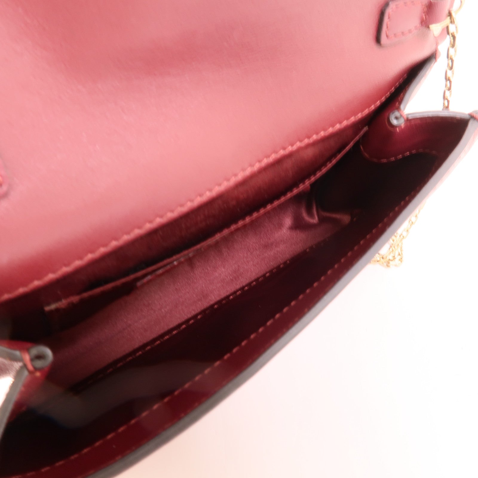 Valentino 牛皮皮革Chain Shoulder肩背袋