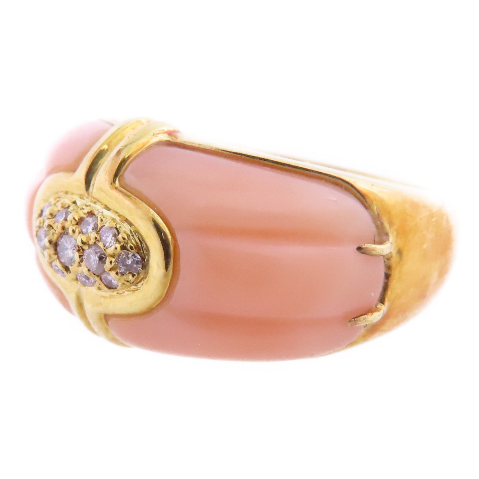 JEWELRY 18K黃金/鑽石Diamond Ring戒指US#6.75