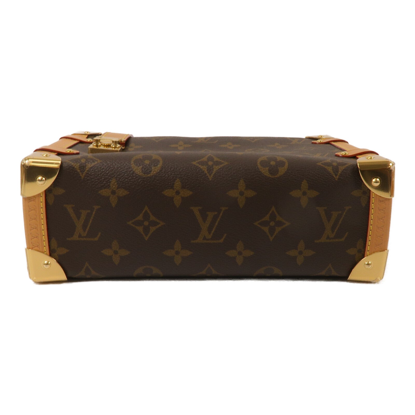 LOUIS VUITTON Monogram Side Trunk手挽肩背兩用袋