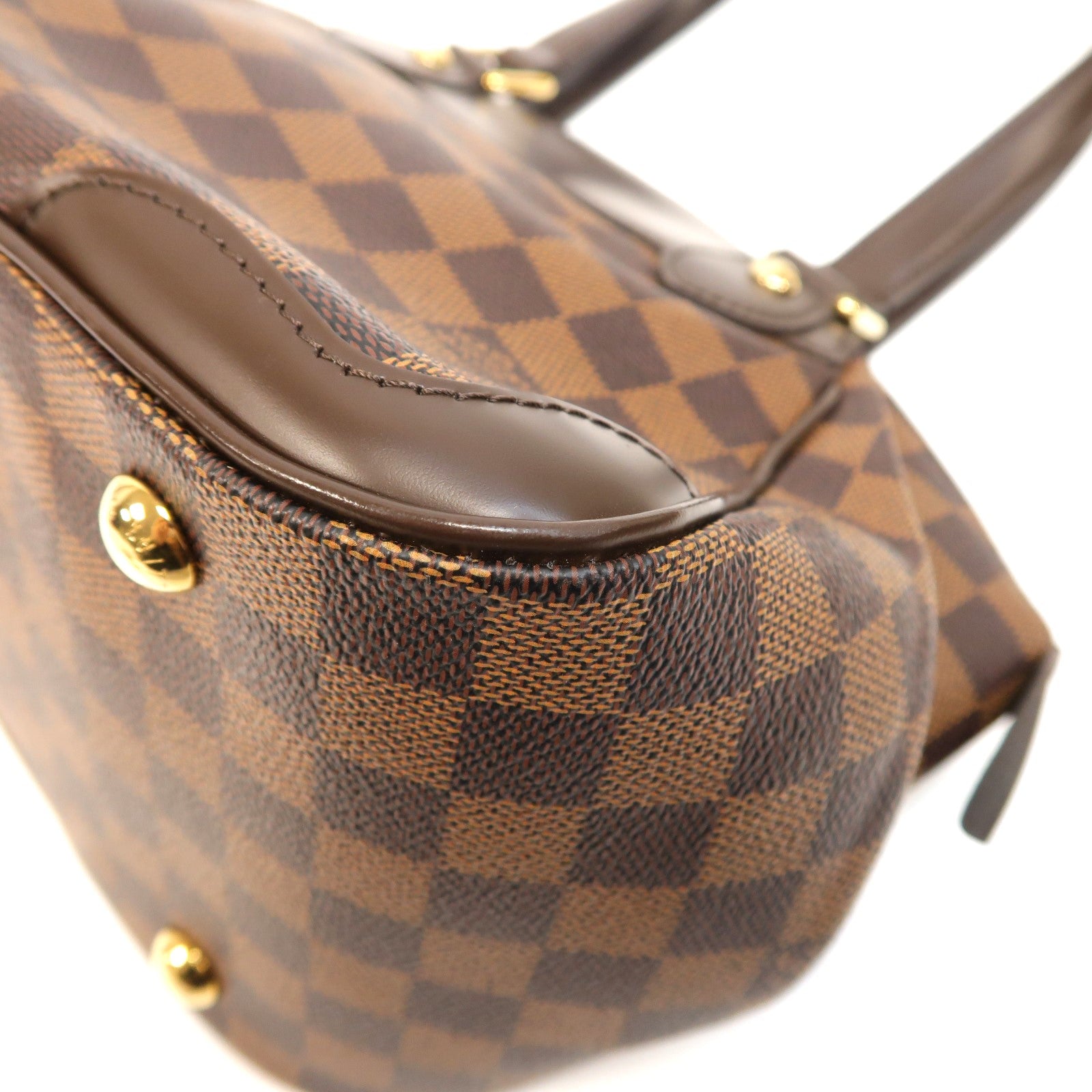 LOUIS VUITTON 【激減優惠】Damier Ebene Verona PM金扣肩背袋啡色