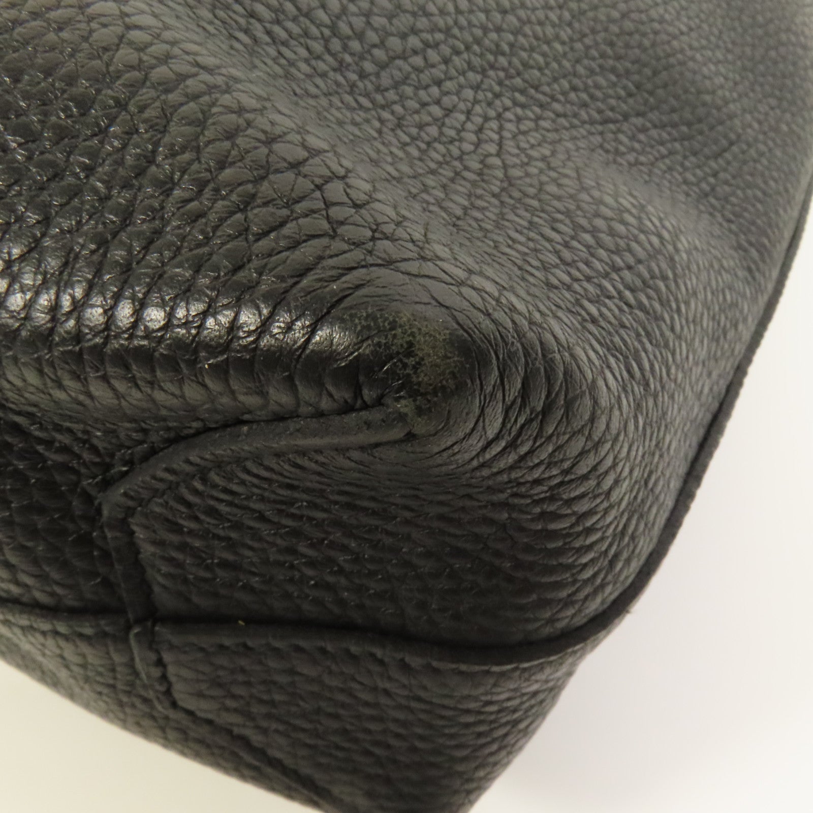 HERMES Clemence皮革Cabasellier 31肩背袋Noir Navy