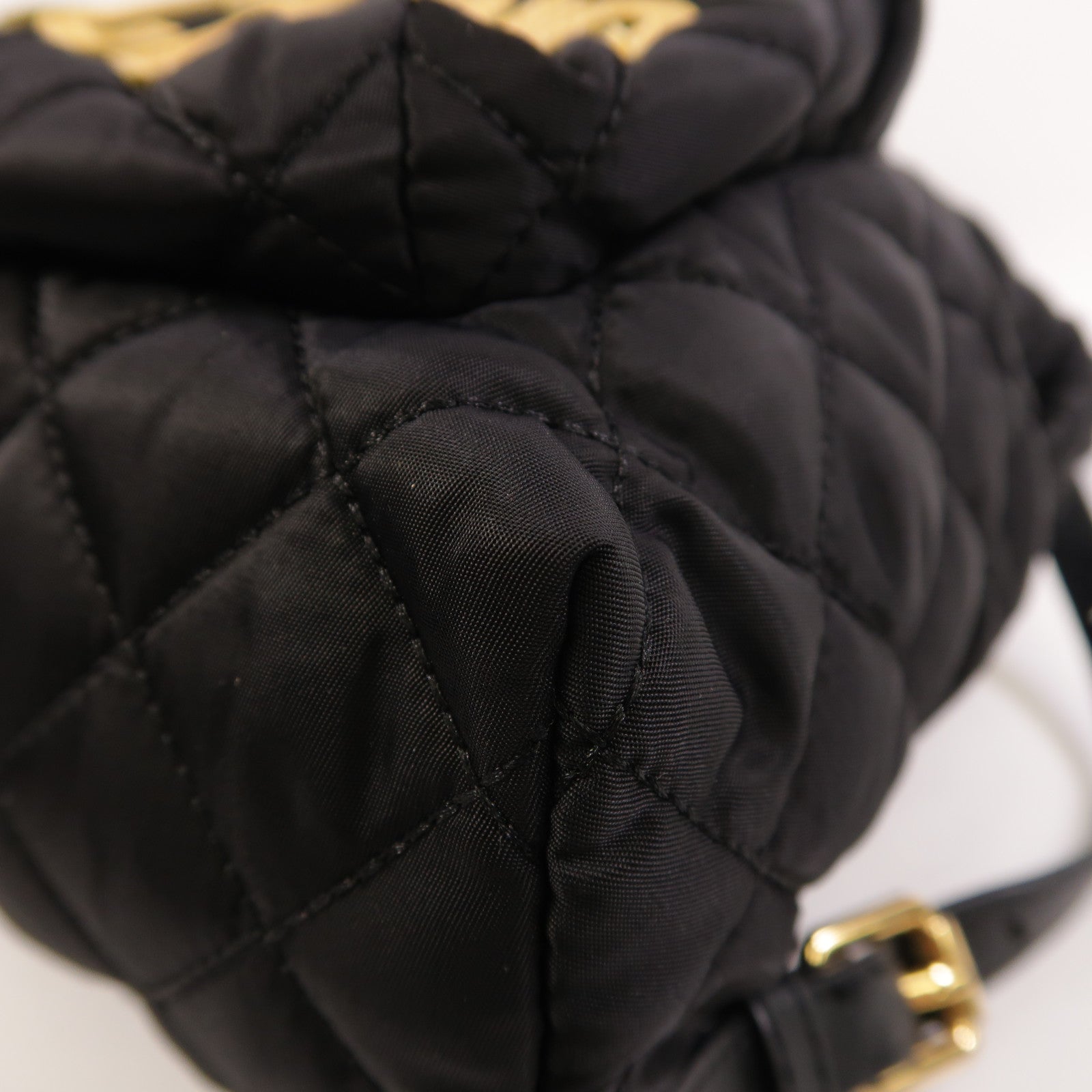 MOSCHINO 尼龍Backpack金扣背包