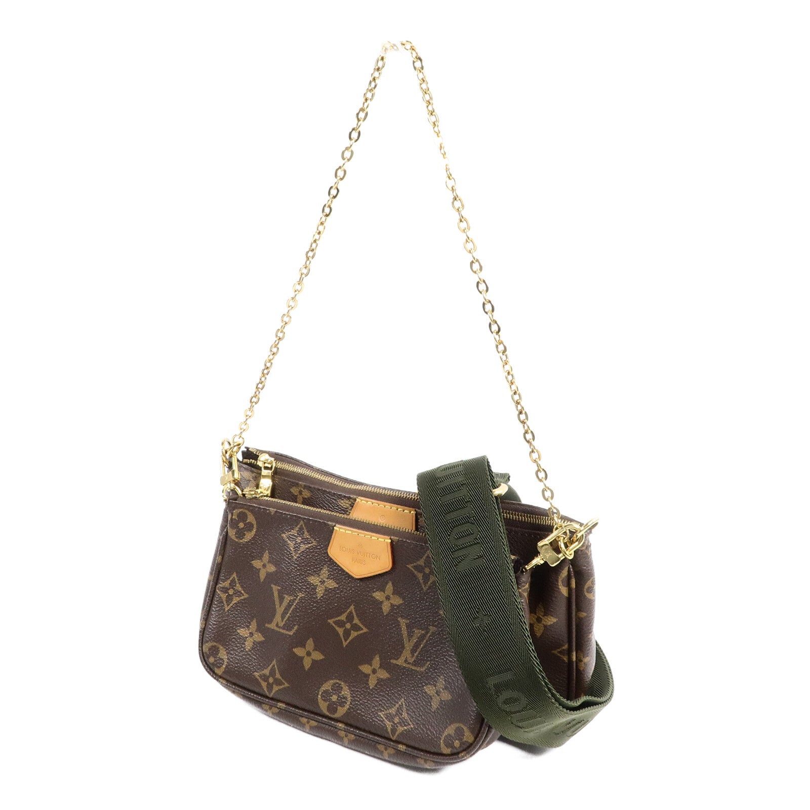 LOUIS VUITTON Monogram Multi Pochette Accessoires金扣肩背袋