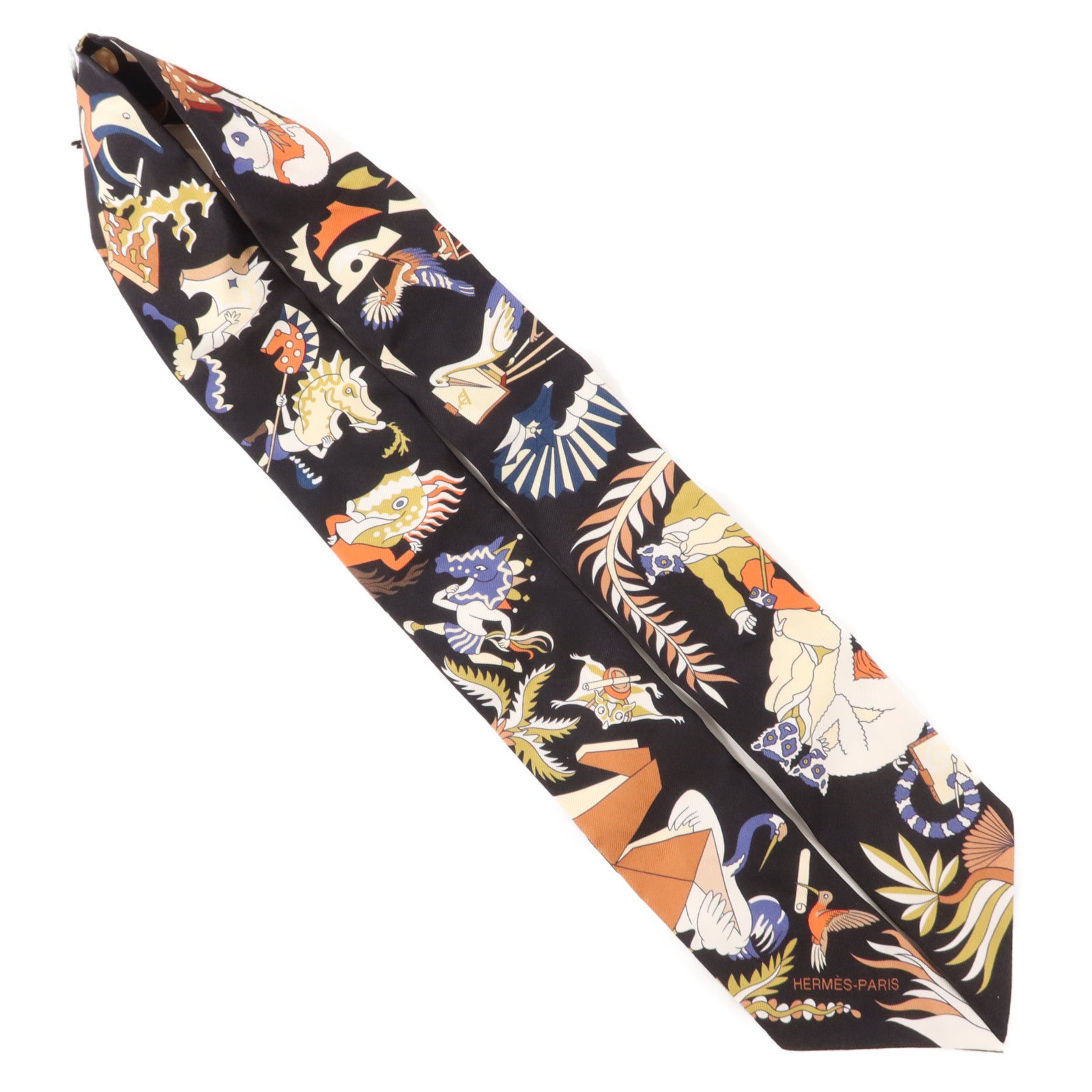 HERMES 絲質Twilly絲巾