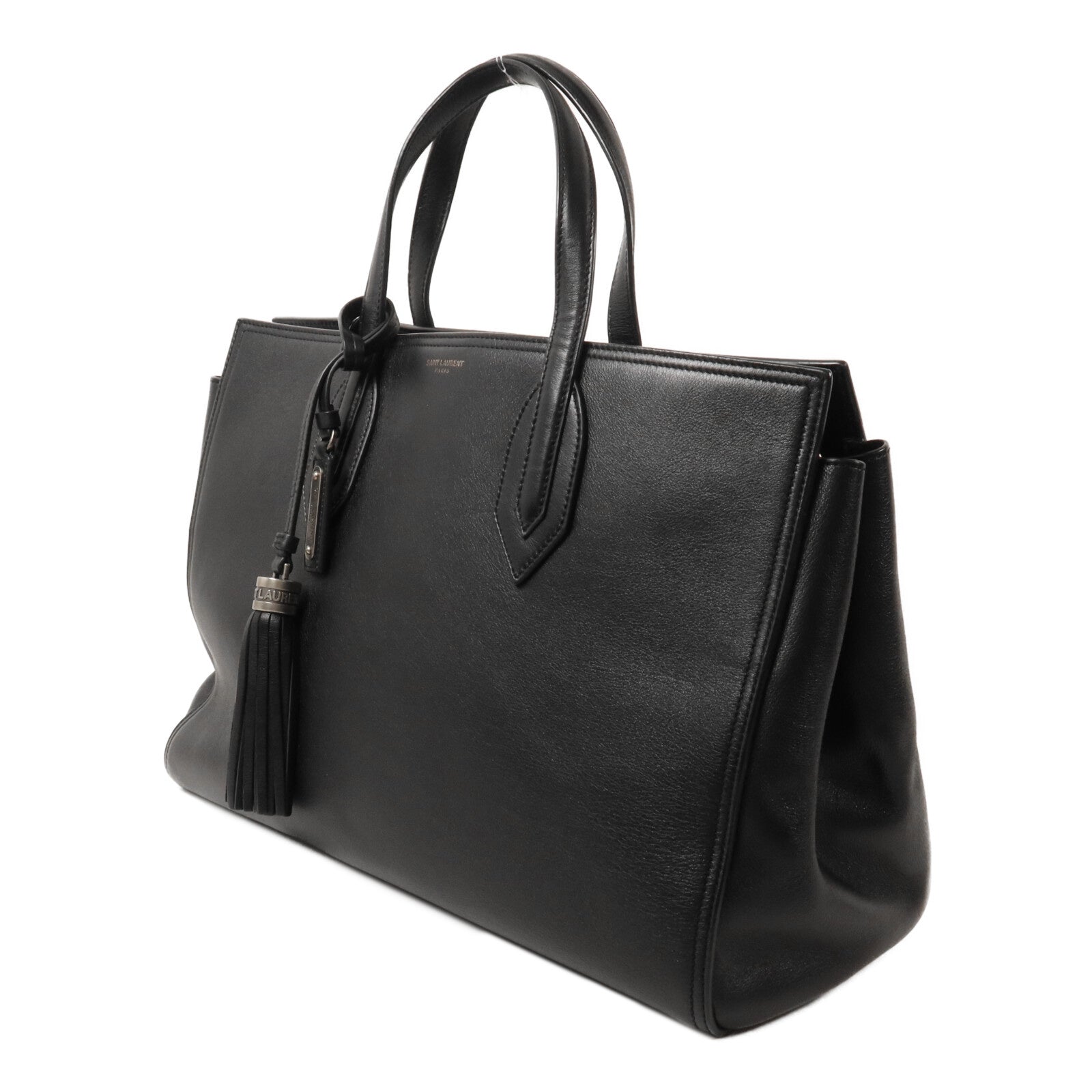 SAINT LAURENT 牛皮皮革Amber Tote手挽肩背兩用袋