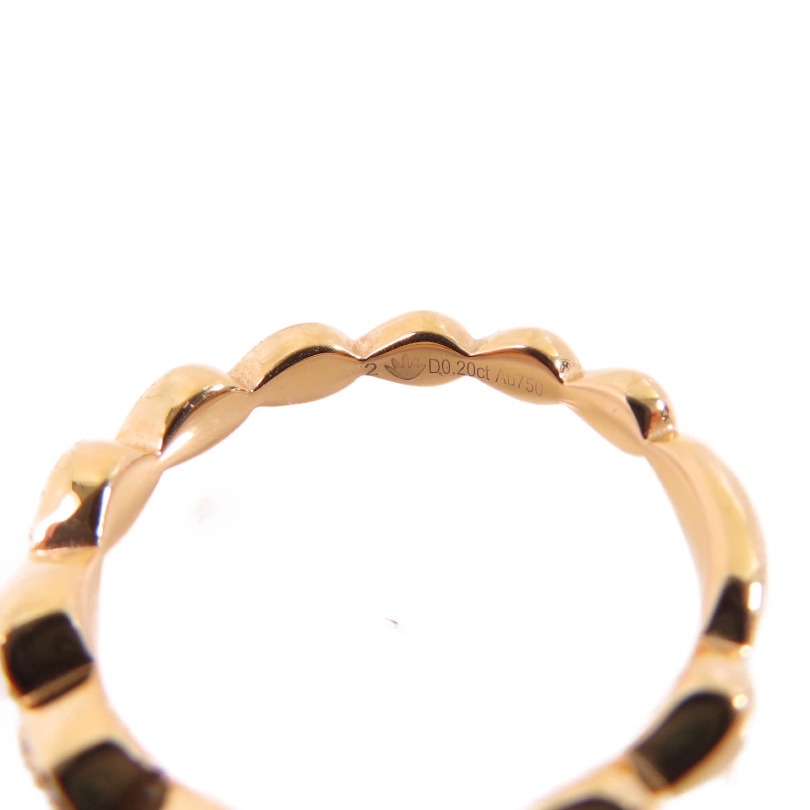 JEWELRY 18K玫瑰金/0.20ct鑽石Diamond Ring戒指US#6
