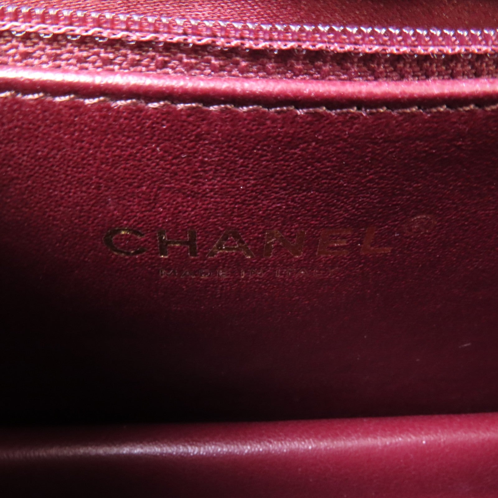 CHANEL 羊皮皮革Chain Shoulder Bag金扣鏈帶肩背袋