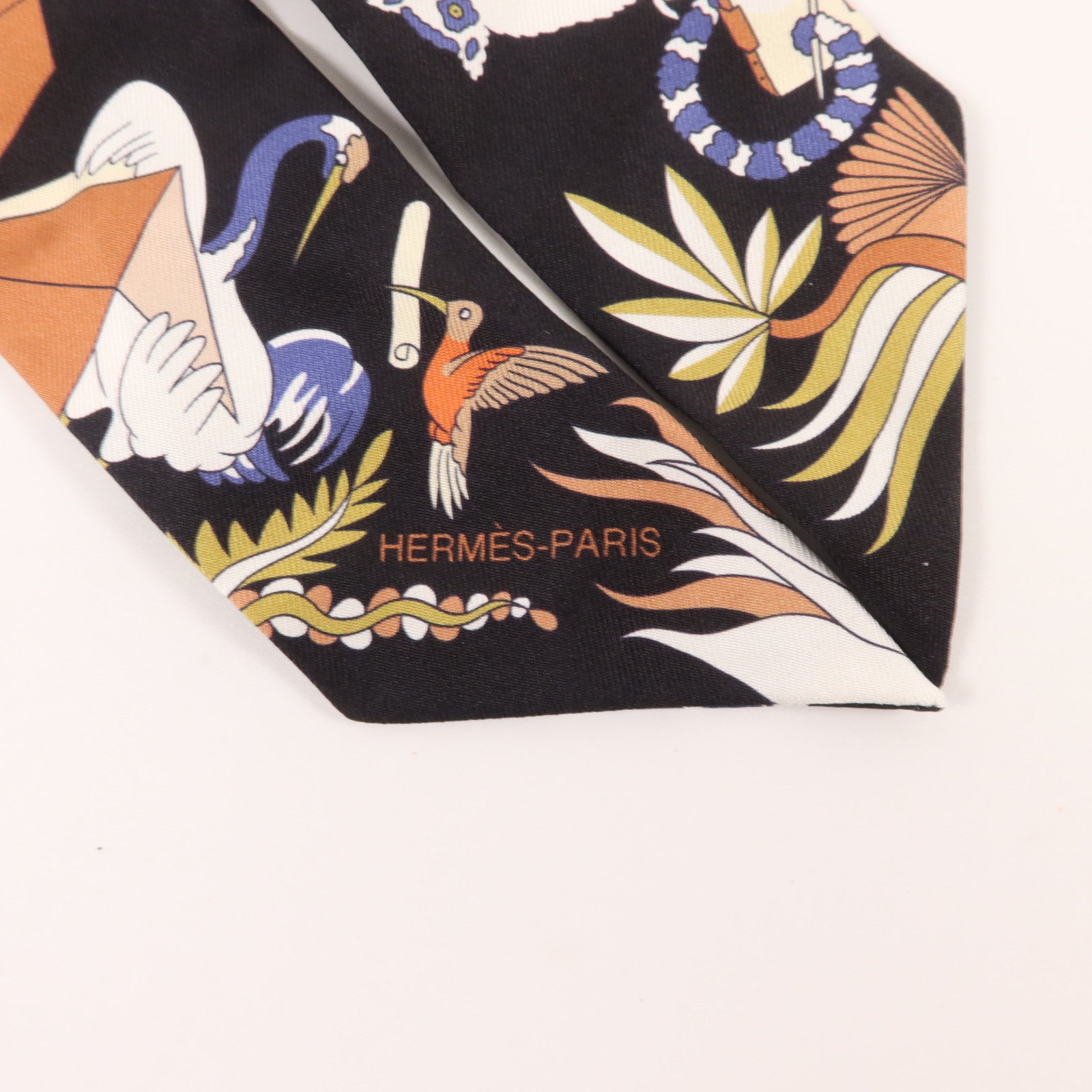 HERMES 絲質Twilly絲巾