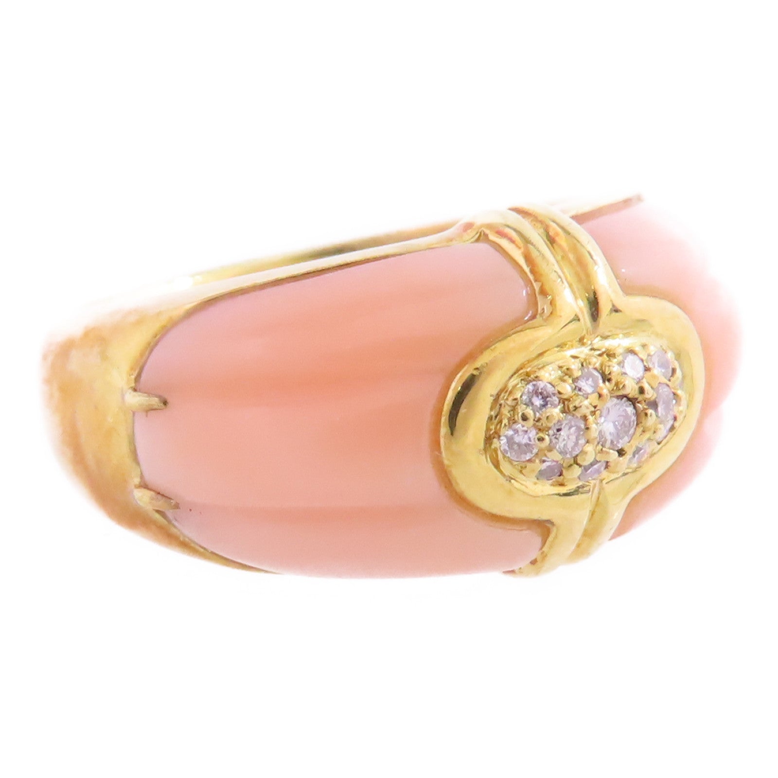 JEWELRY 18K黃金/鑽石Diamond Ring戒指US#6.75