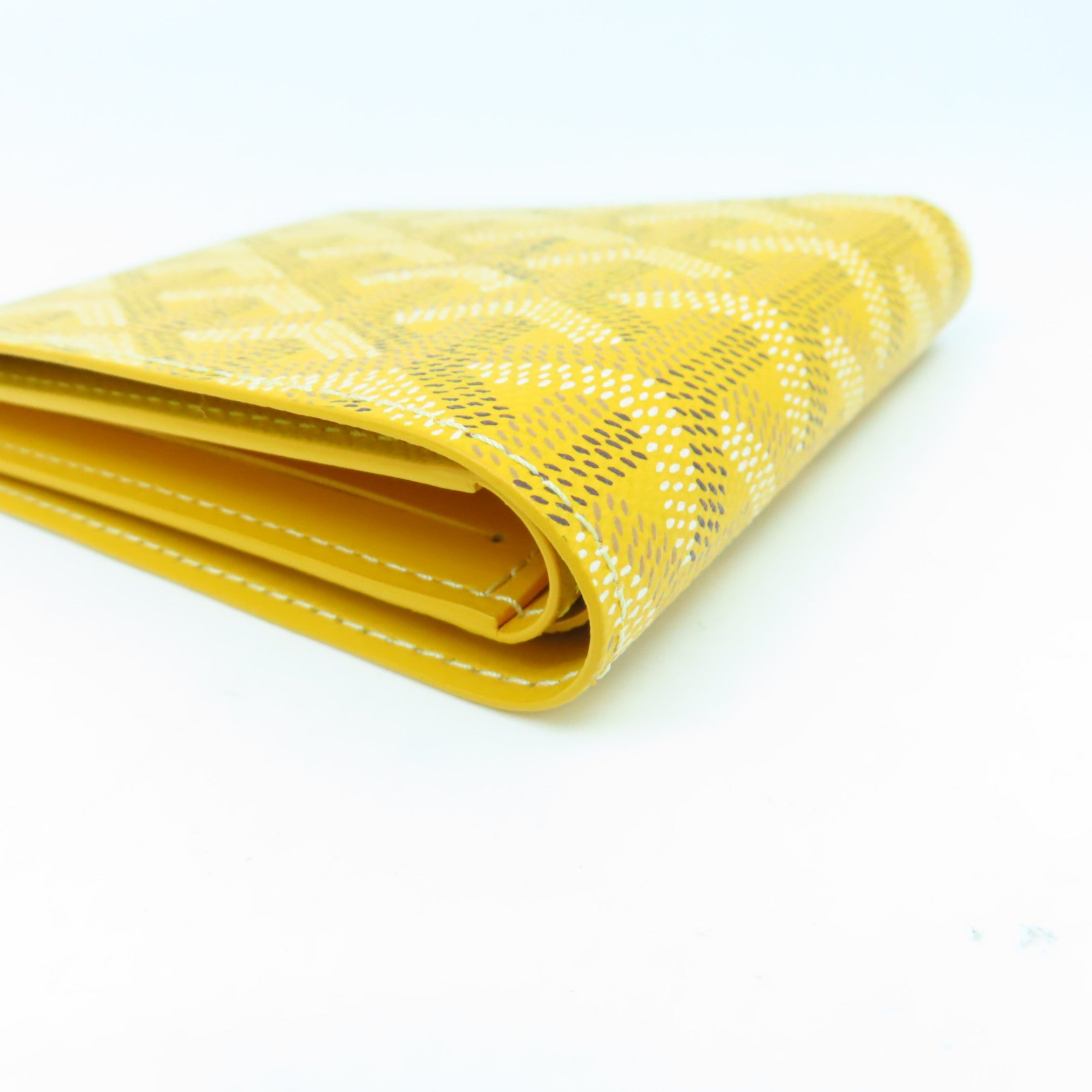 GOYARD 塗層帆布Victoire wallet錢包黃色
