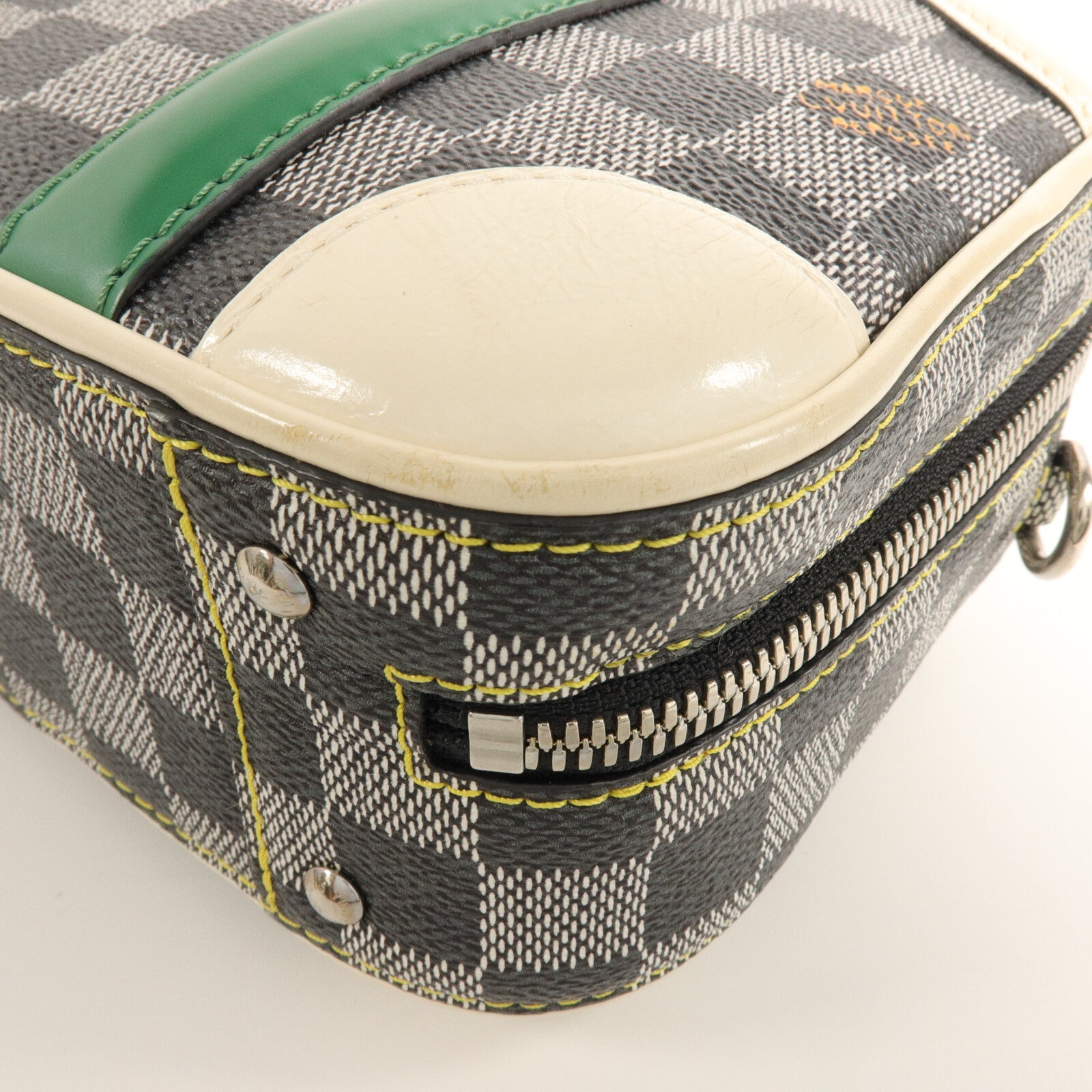 LOUIS VUITTON Damier Valisette BB手挽肩背兩用袋