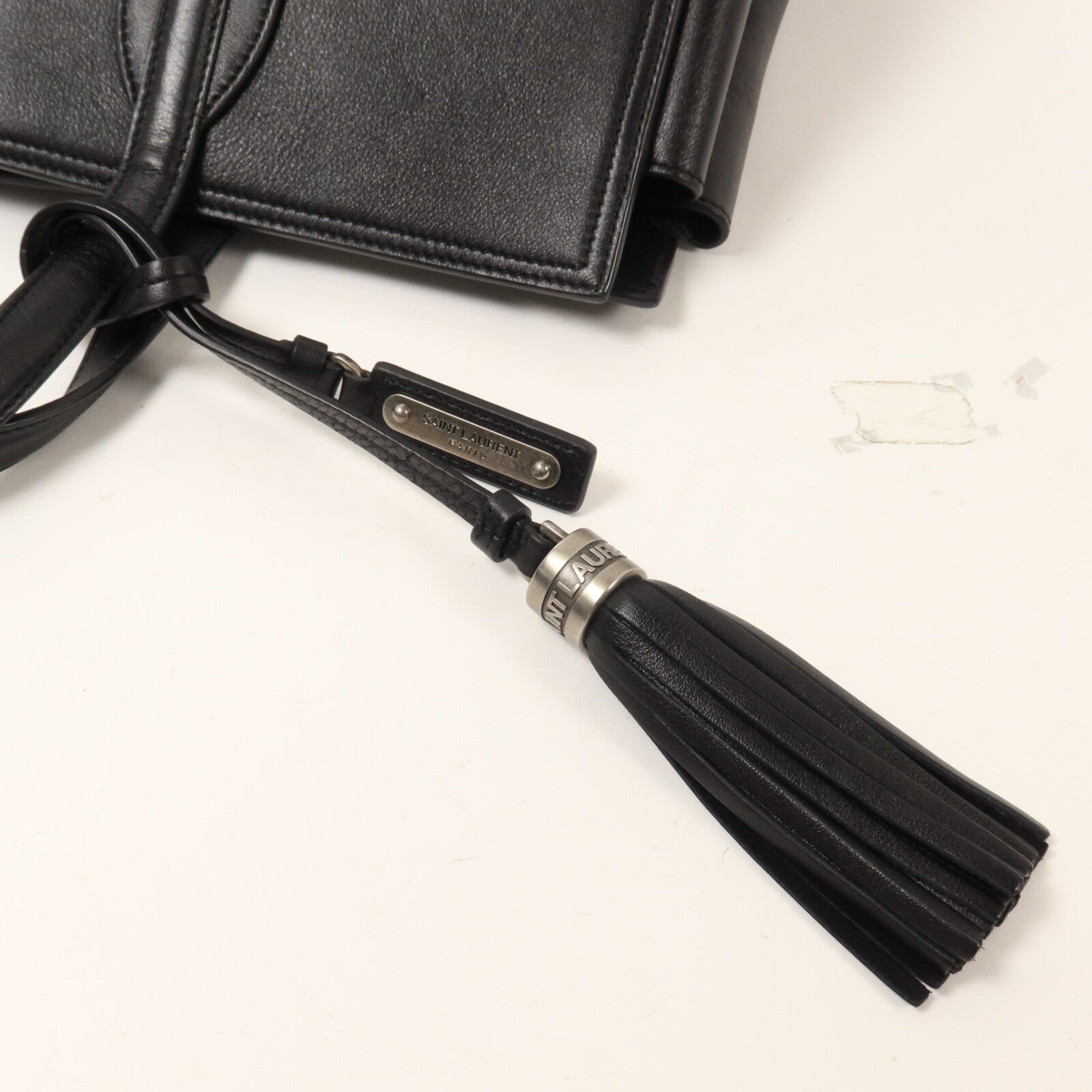 SAINT LAURENT 牛皮皮革Amber Tote手挽肩背兩用袋