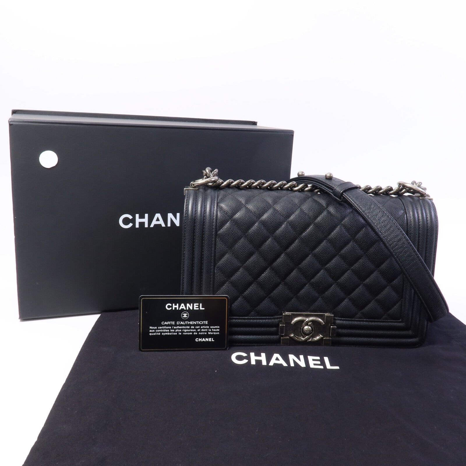 CHANEL 牛皮皮革Classic 25鏈帶肩背袋