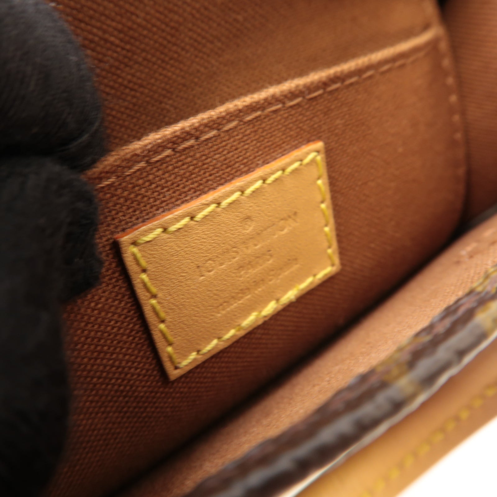 LOUIS VUITTON **【激減優惠】Monogram Petit Sac Plat金扣手挽肩背兩用袋棕色