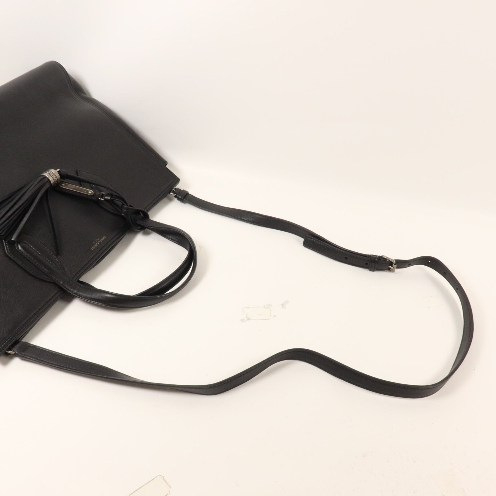 SAINT LAURENT 牛皮皮革Amber Tote手挽肩背兩用袋