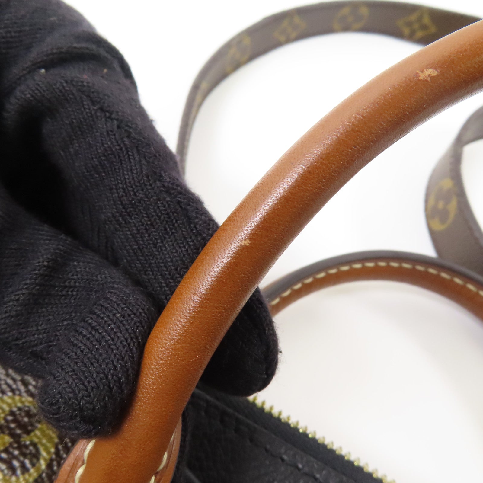 LOUIS VUITTON Monogram Pallas BB金扣手挽肩背兩用袋