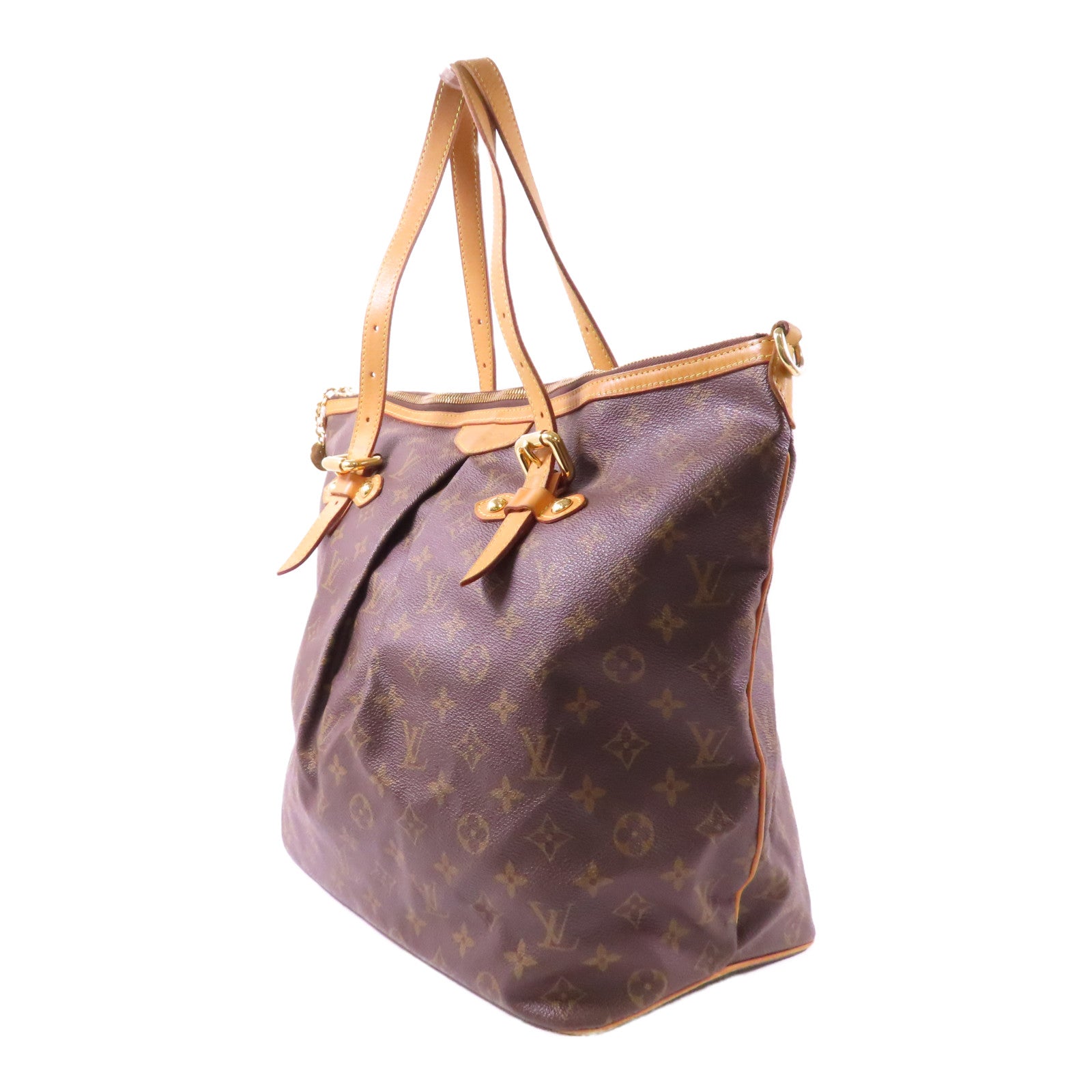 LOUIS VUITTON 【激減優惠】Monogram Palermo GM金扣手挽肩背兩用袋啡色
