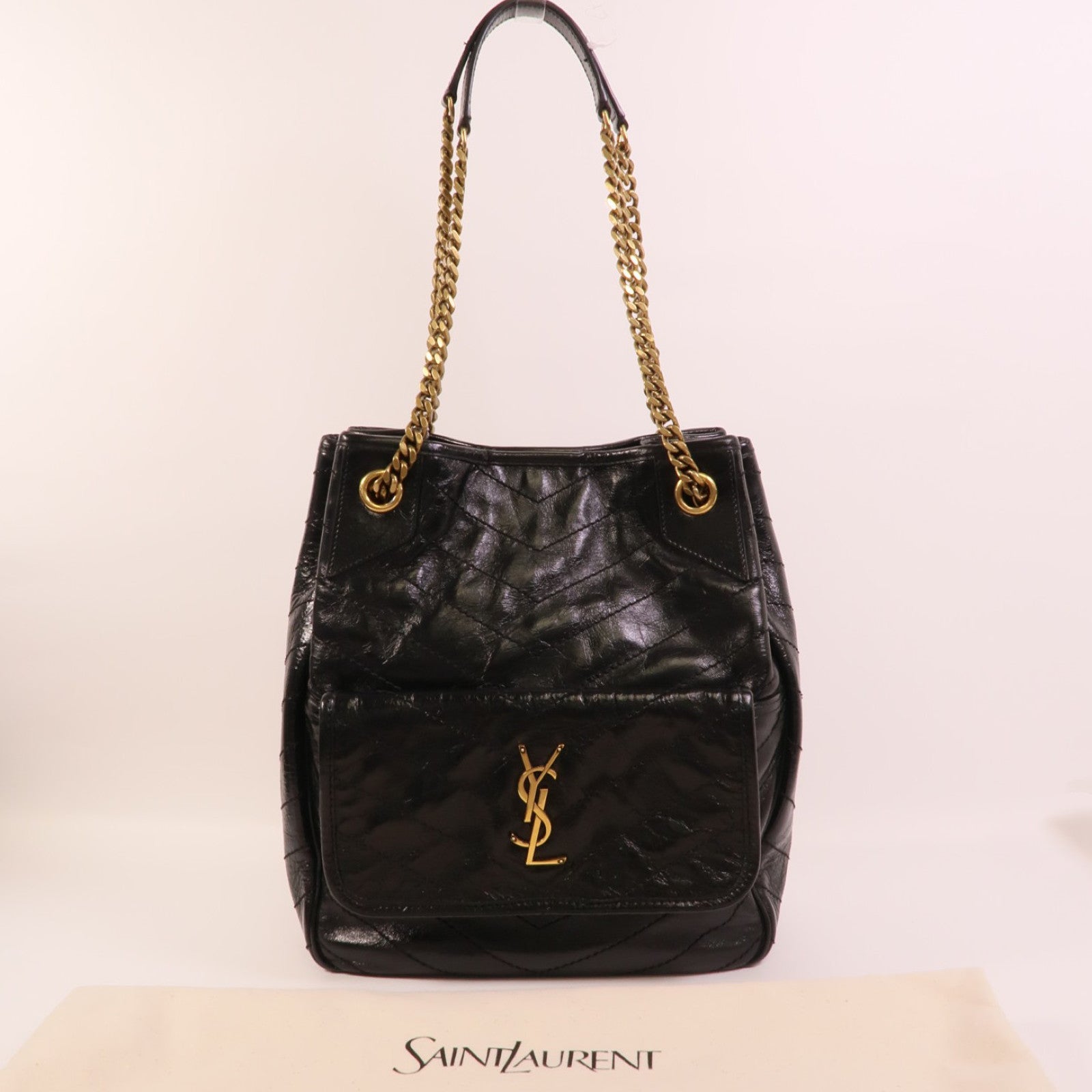SAINT LAURENT 牛皮皮革Niki Small肩背袋