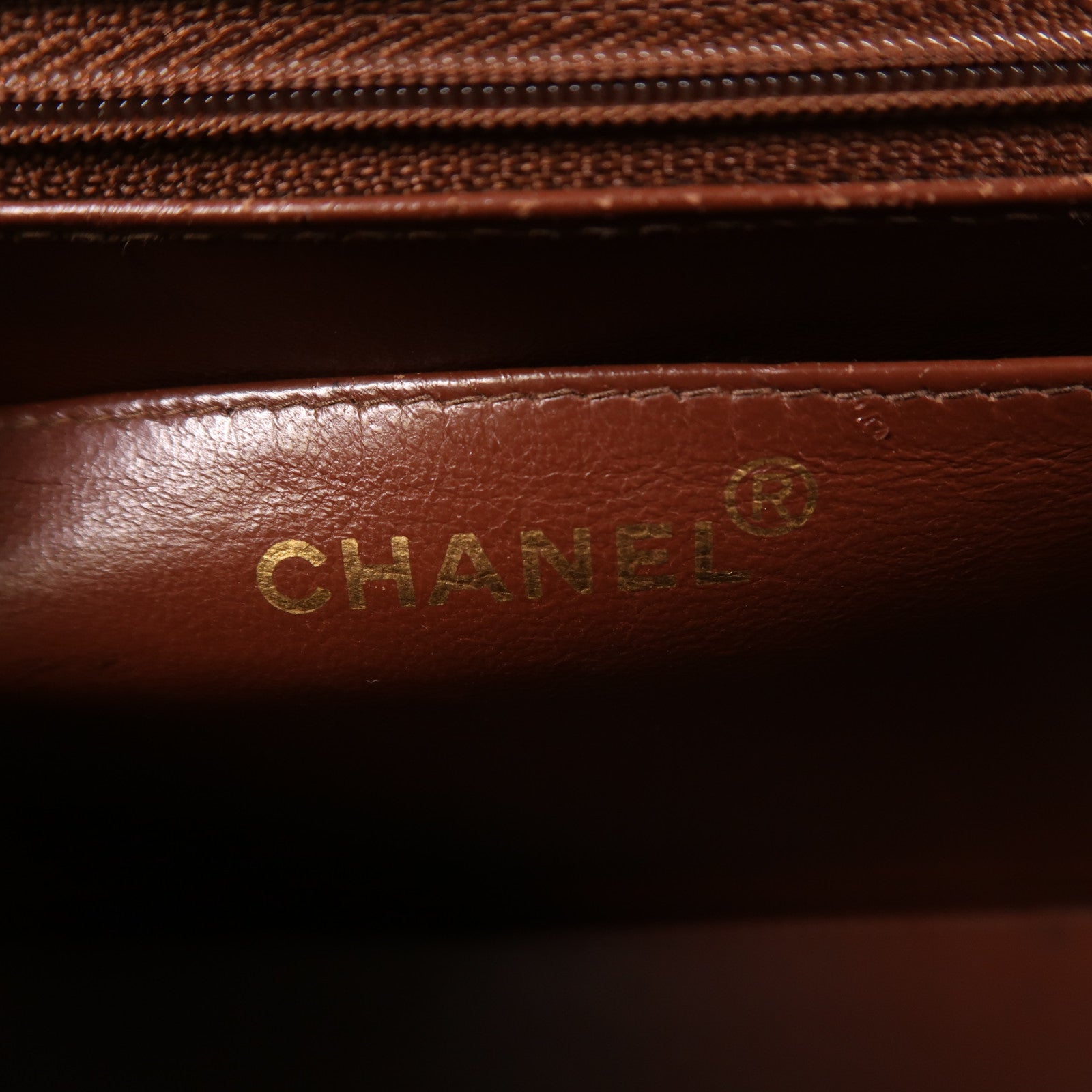 CHANEL 牛皮皮革Vintage Shoulder Bag金扣肩背袋