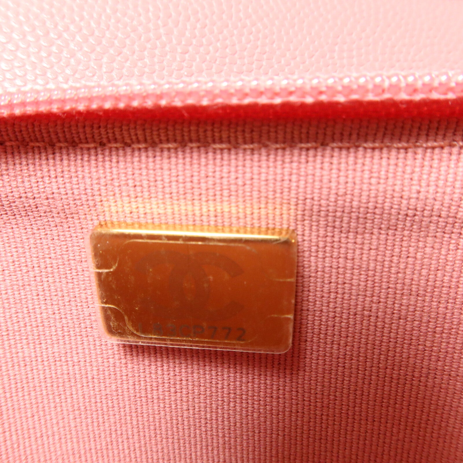 CHANEL 牛皮皮革WOC Wallet On Chain鏈帶肩背袋