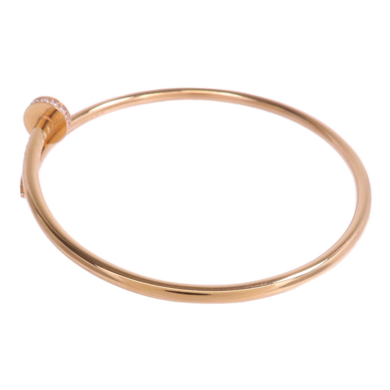 CARTIER 18K玫瑰金Juste un Clou Small Model鑽石手鐲