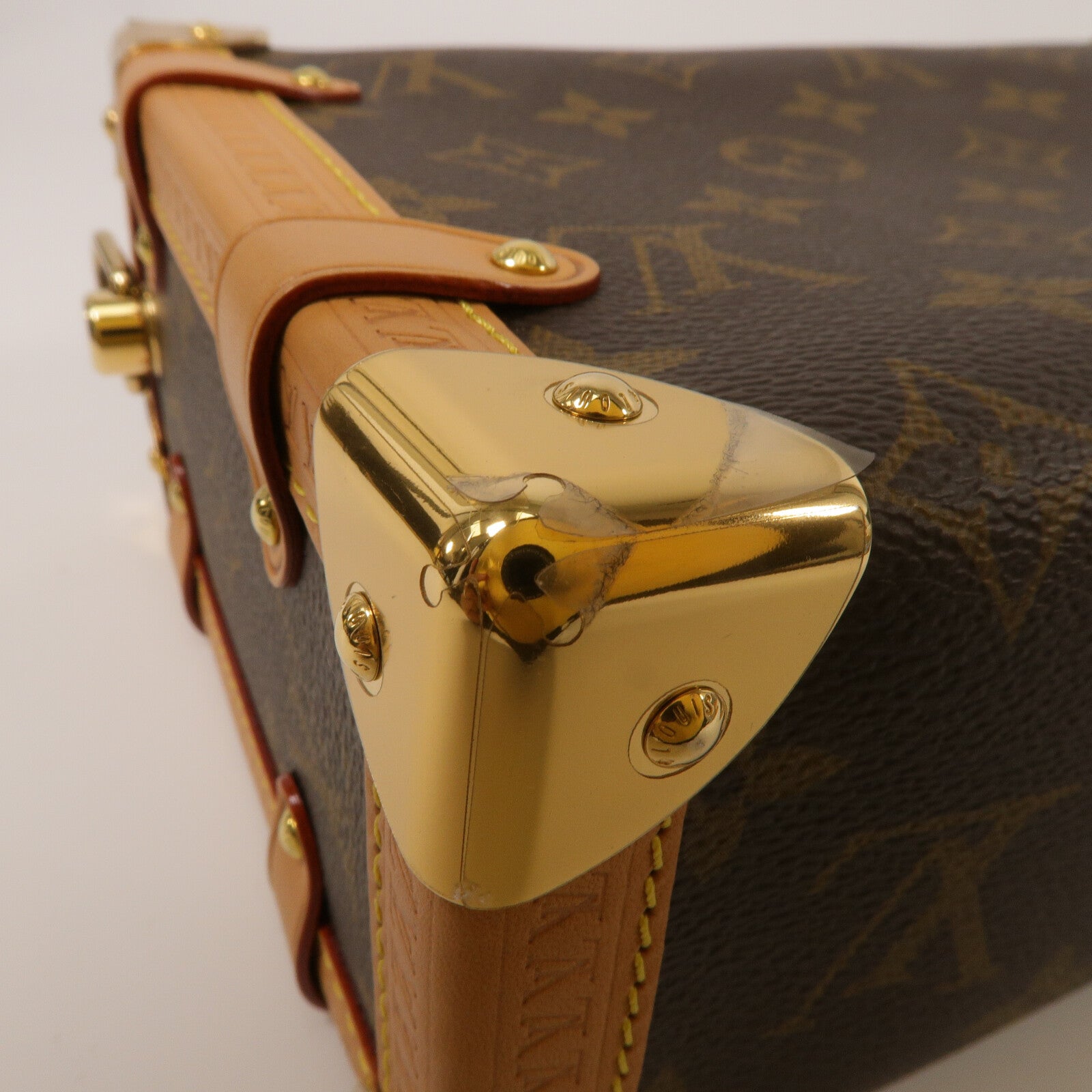 LOUIS VUITTON Monogram Side Trunk手挽肩背兩用袋