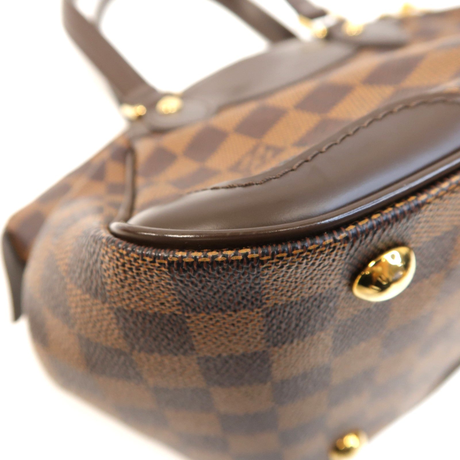 LOUIS VUITTON 【激減優惠】Damier Ebene Verona PM金扣肩背袋啡色