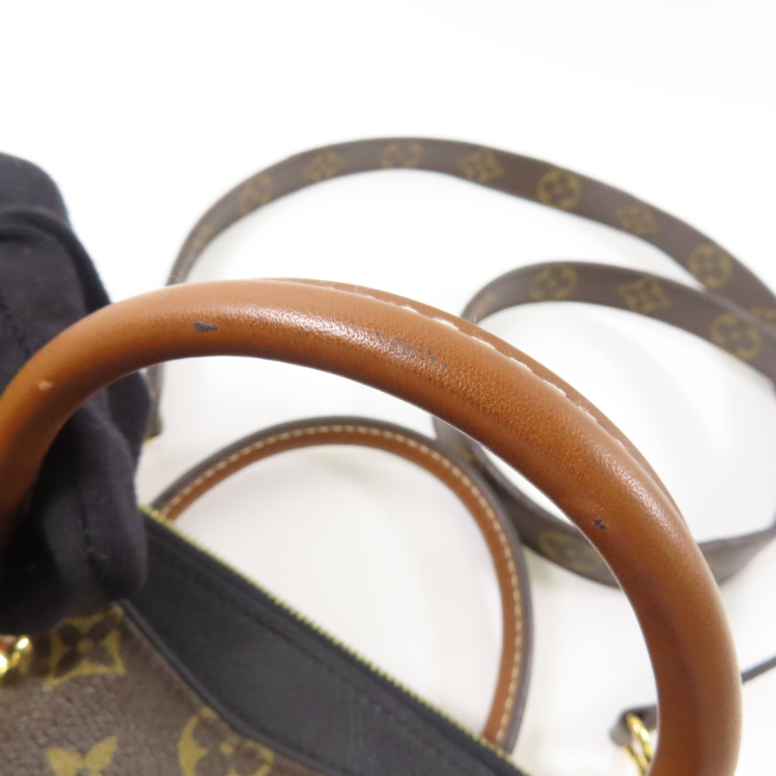 LOUIS VUITTON Monogram Pallas BB金扣手挽肩背兩用袋