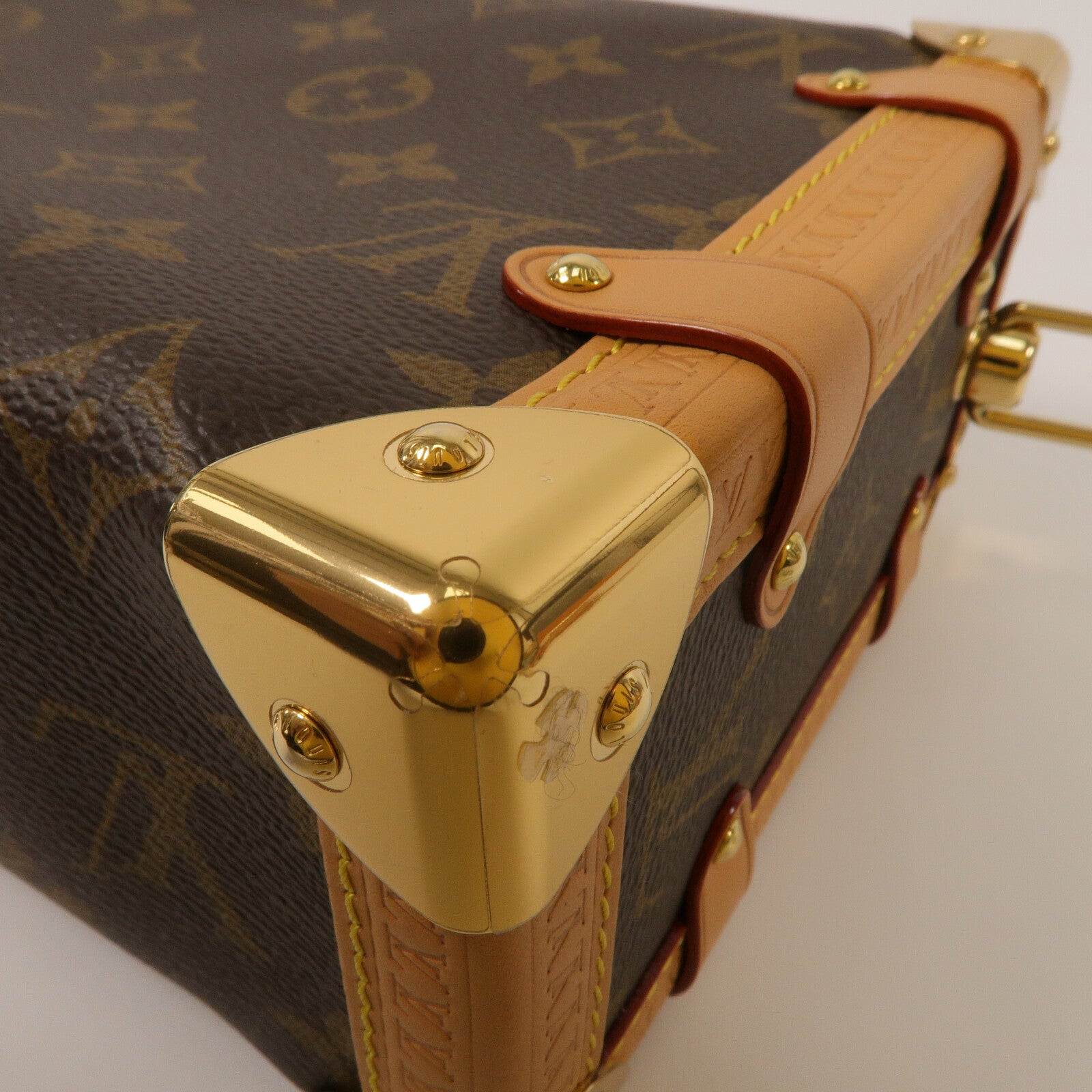 LOUIS VUITTON Monogram Side Trunk手挽肩背兩用袋