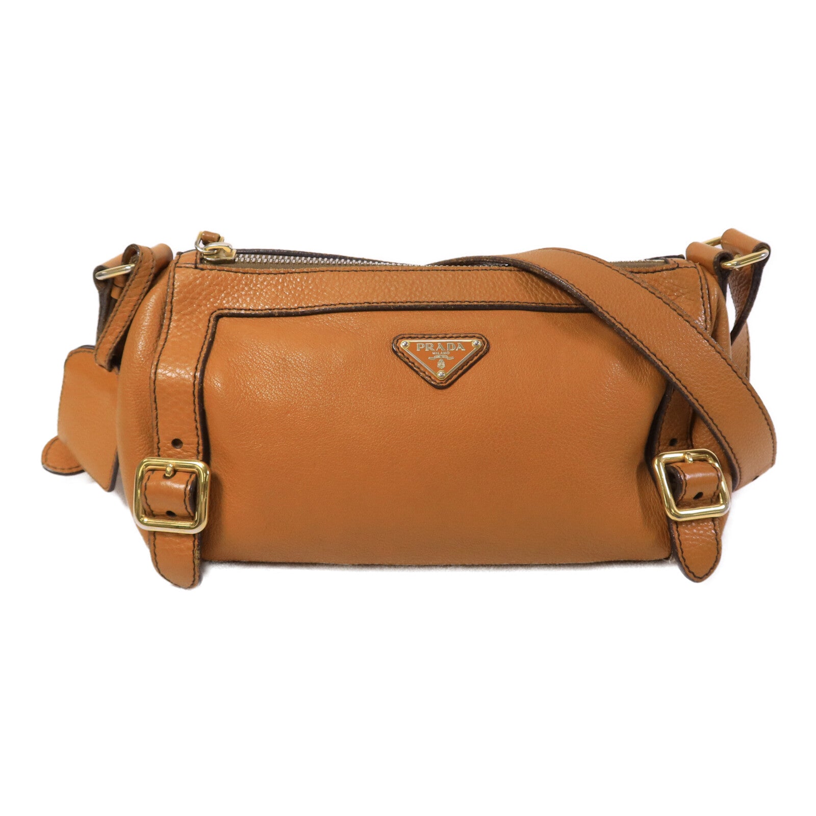 PRADA 牛皮皮革Shoulder Bag肩背袋