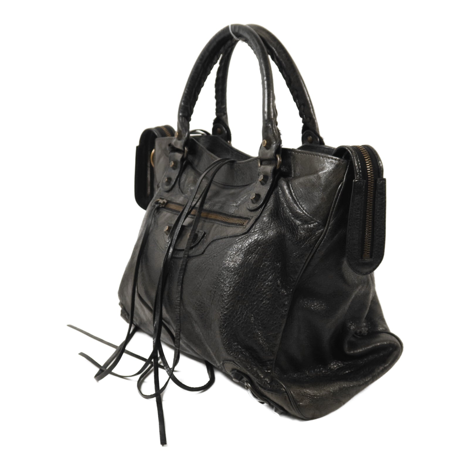 BALENCIAGA 牛皮皮革Velo手挽肩背兩用袋