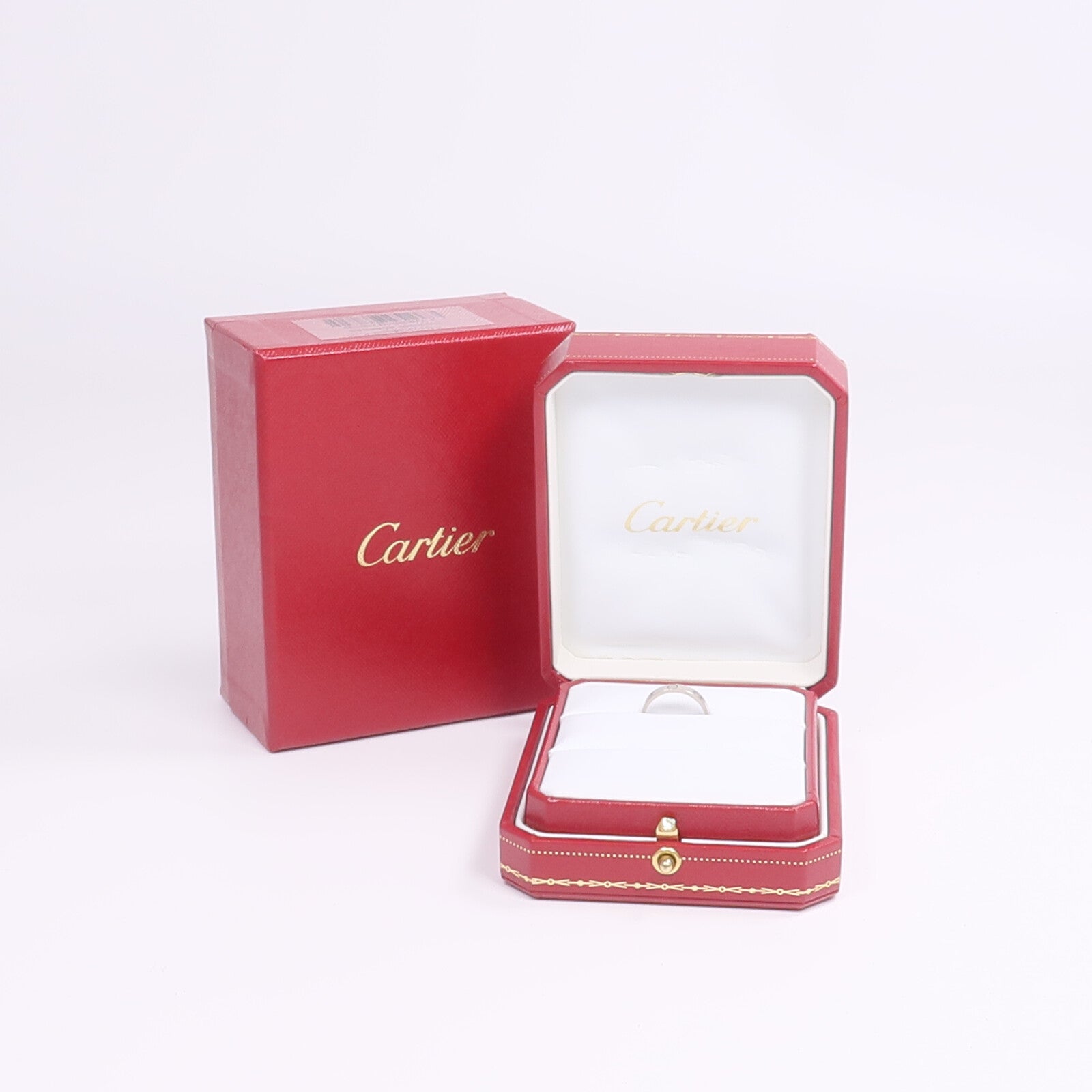 CARTIER 【激減優惠】18K白金Mini Love Ring戒指Cartier#49/US#4.75