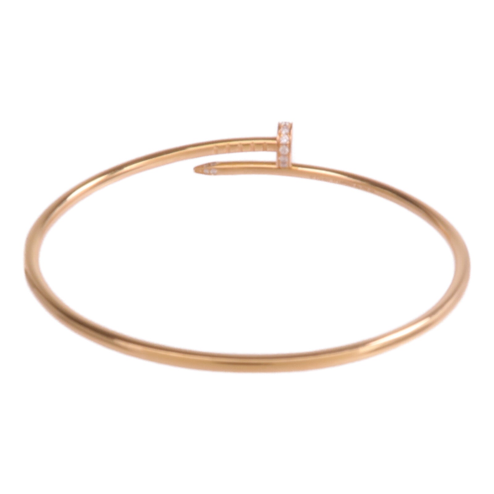 CARTIER 18K玫瑰金Juste un Clou Small Model鑽石手鐲