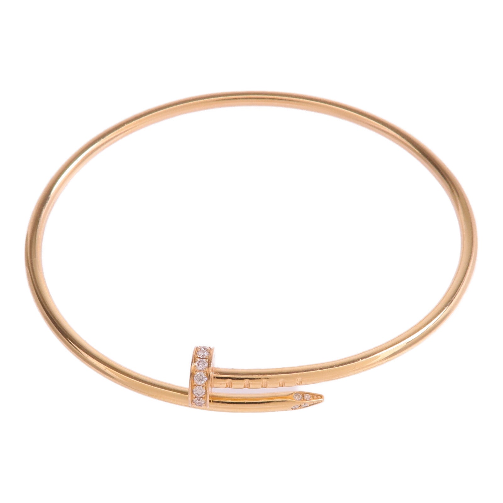 CARTIER 18K玫瑰金Juste un Clou Small Model鑽石手鐲