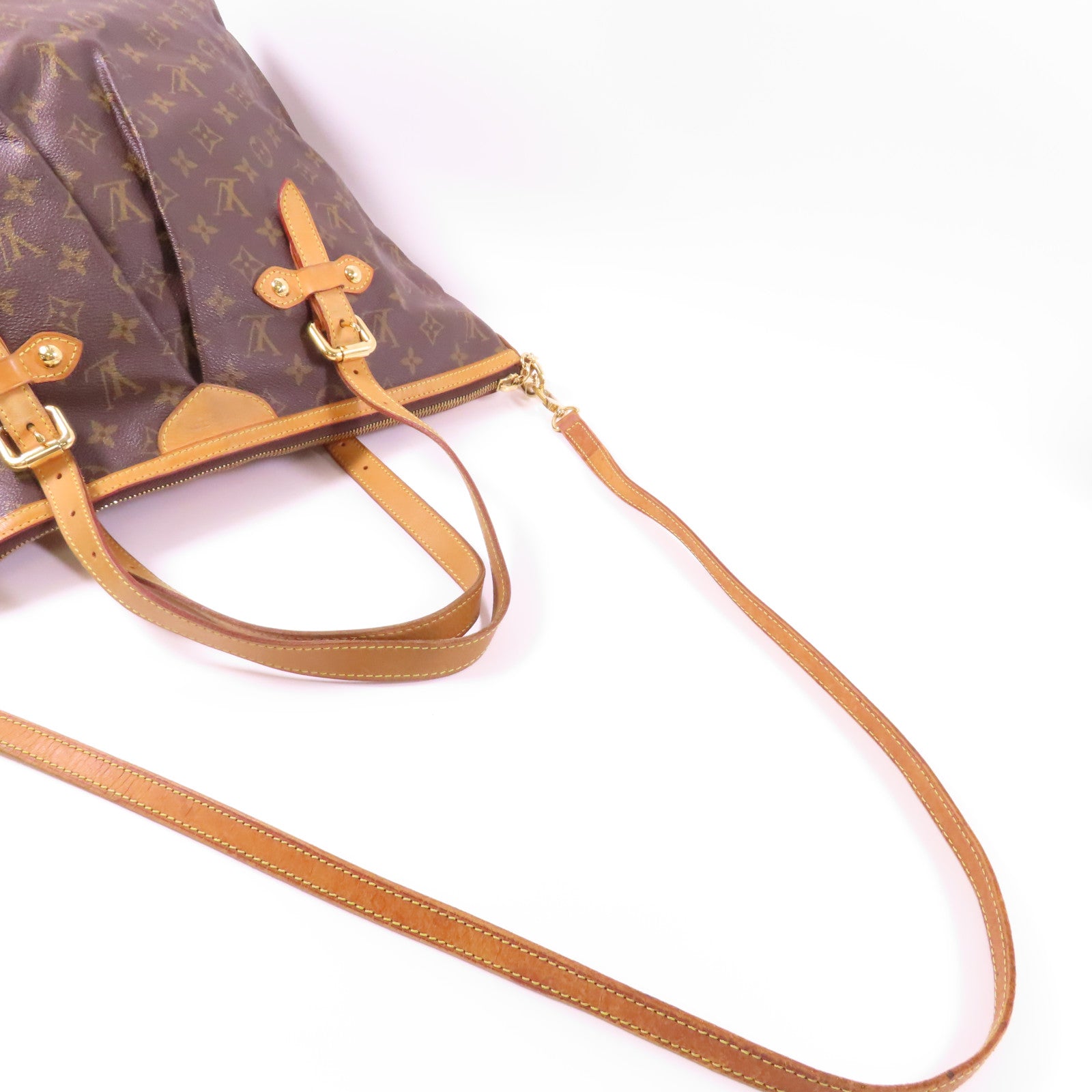 LOUIS VUITTON 【激減優惠】Monogram Palermo GM金扣手挽肩背兩用袋啡色