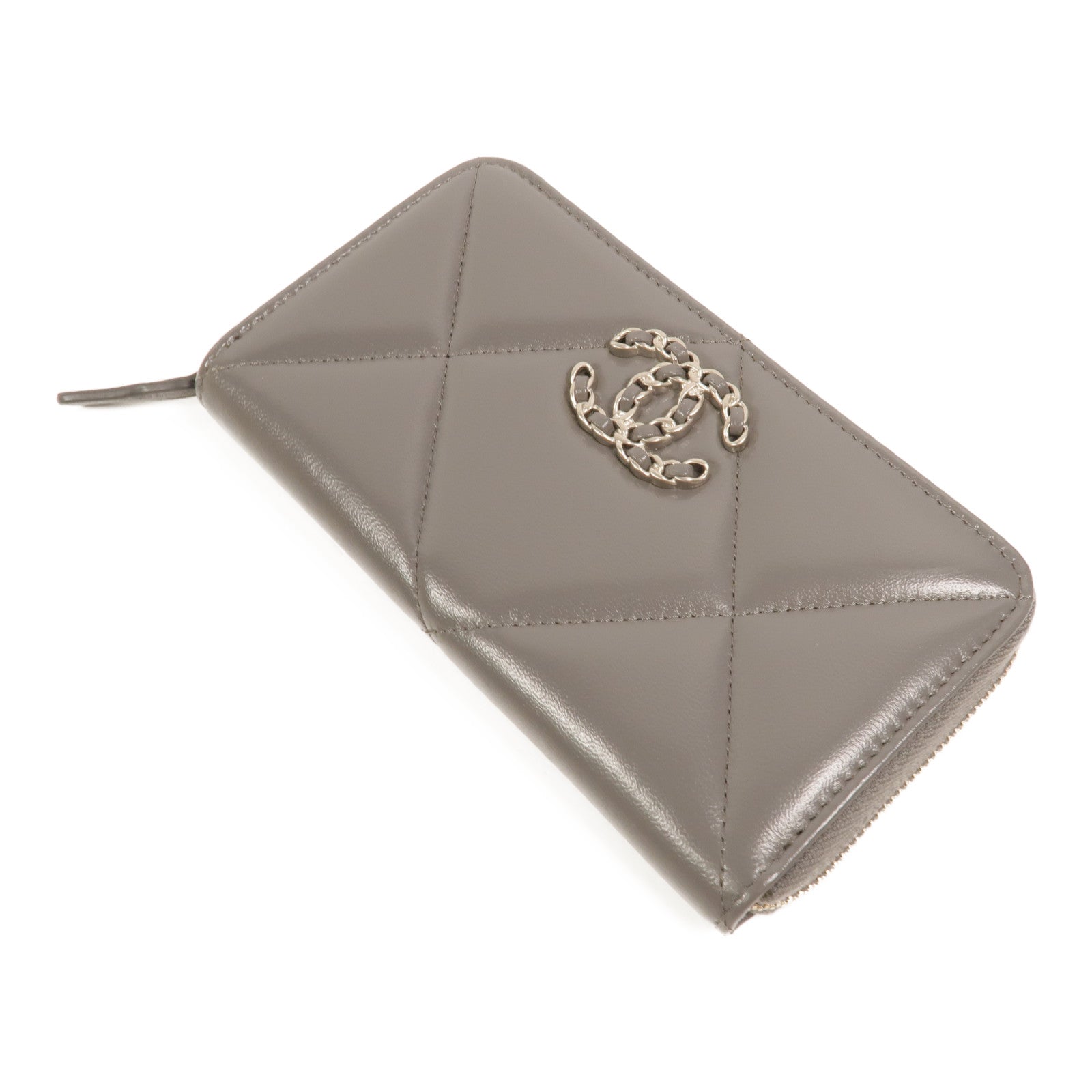 CHANEL 羊皮皮革C19 Wallet長錢包