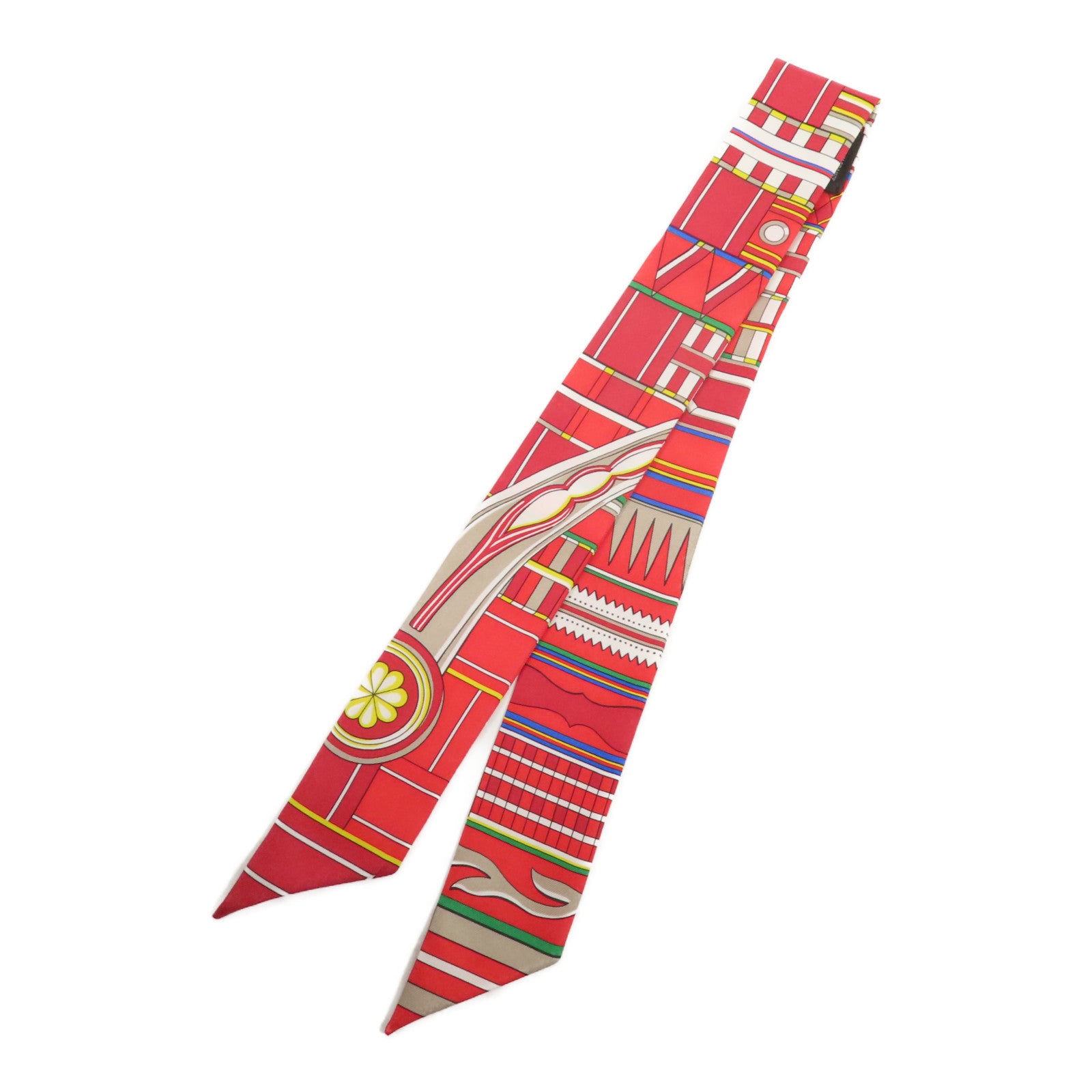 HERMES 【激減優惠】絲質Twilly絲巾
