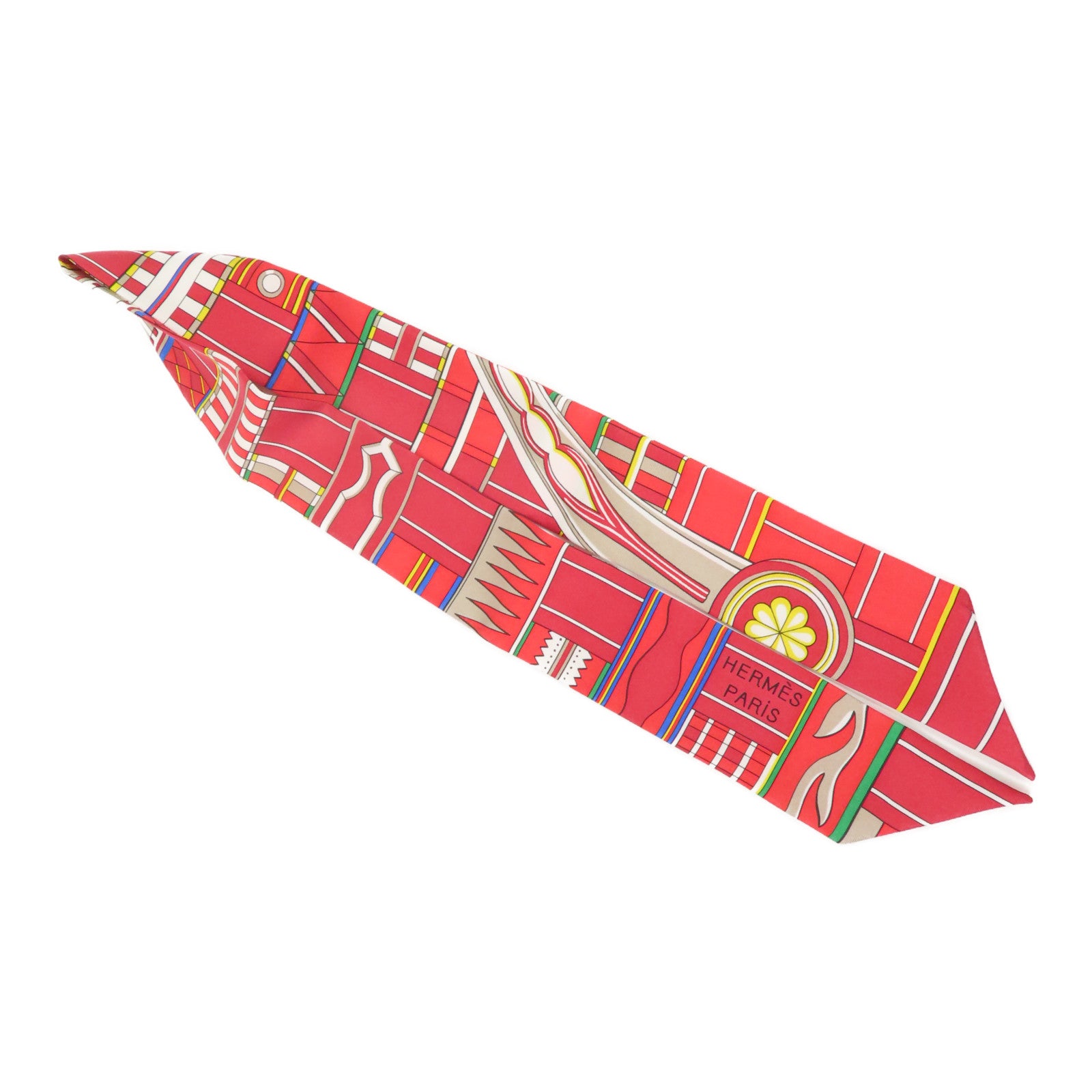 HERMES 絲質Twilly絲巾