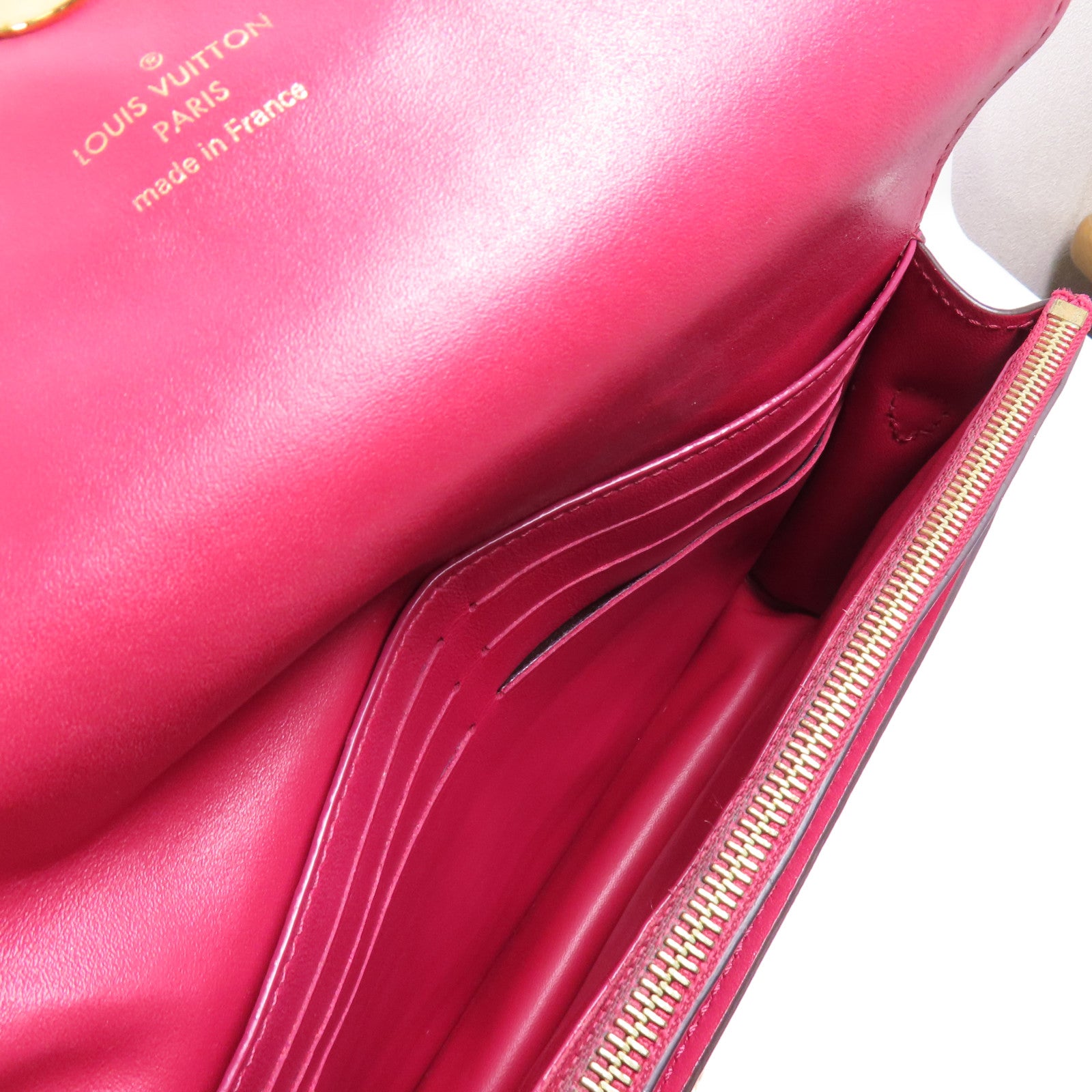 LOUIS VUITTON LV GHW Portefeuille Flore Chain Shoulder Bag M69578 Monogram Brown